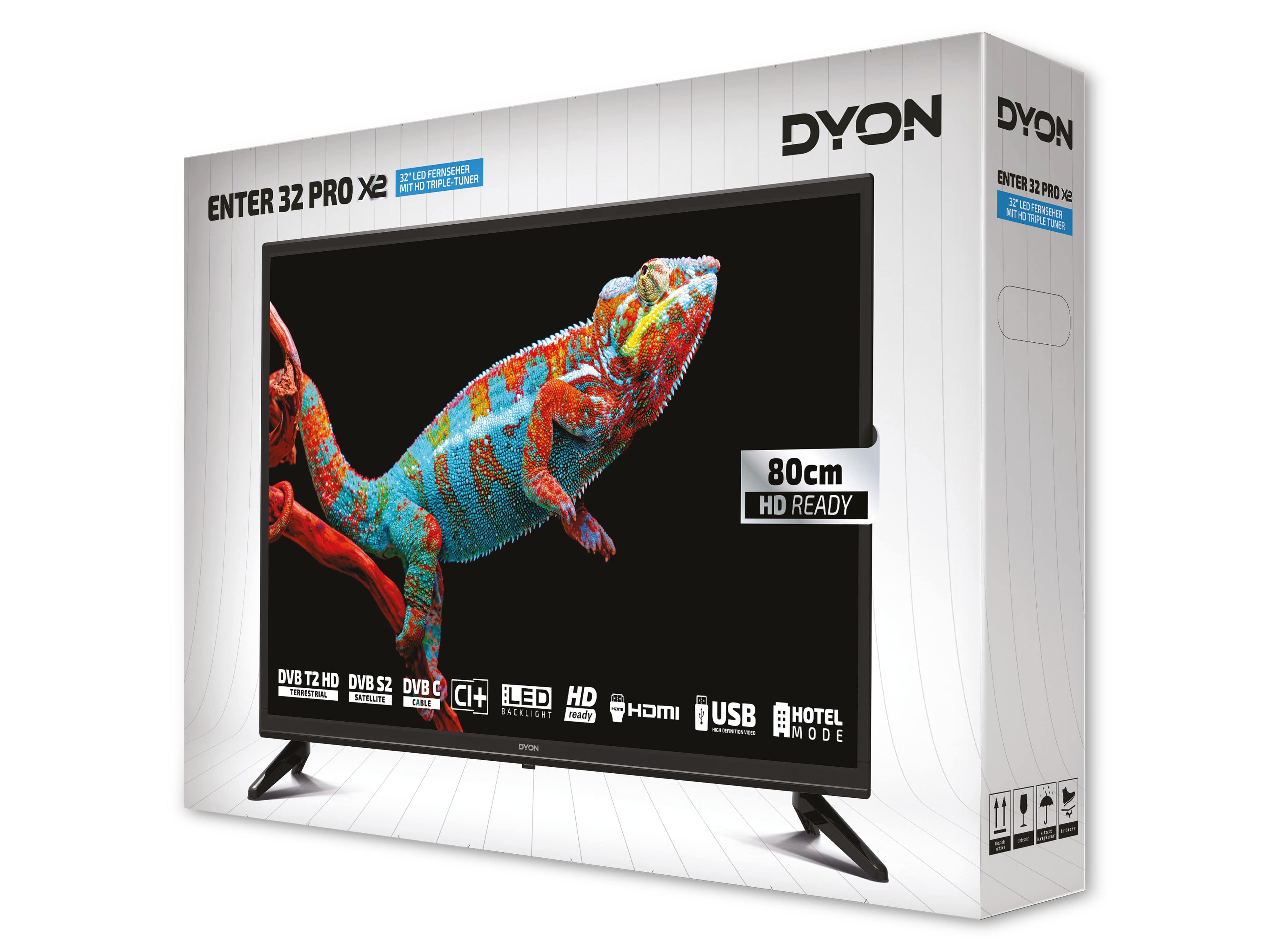 DYON LED-TV Enter Pro X2, 80 cm (32"), EEK F, HD