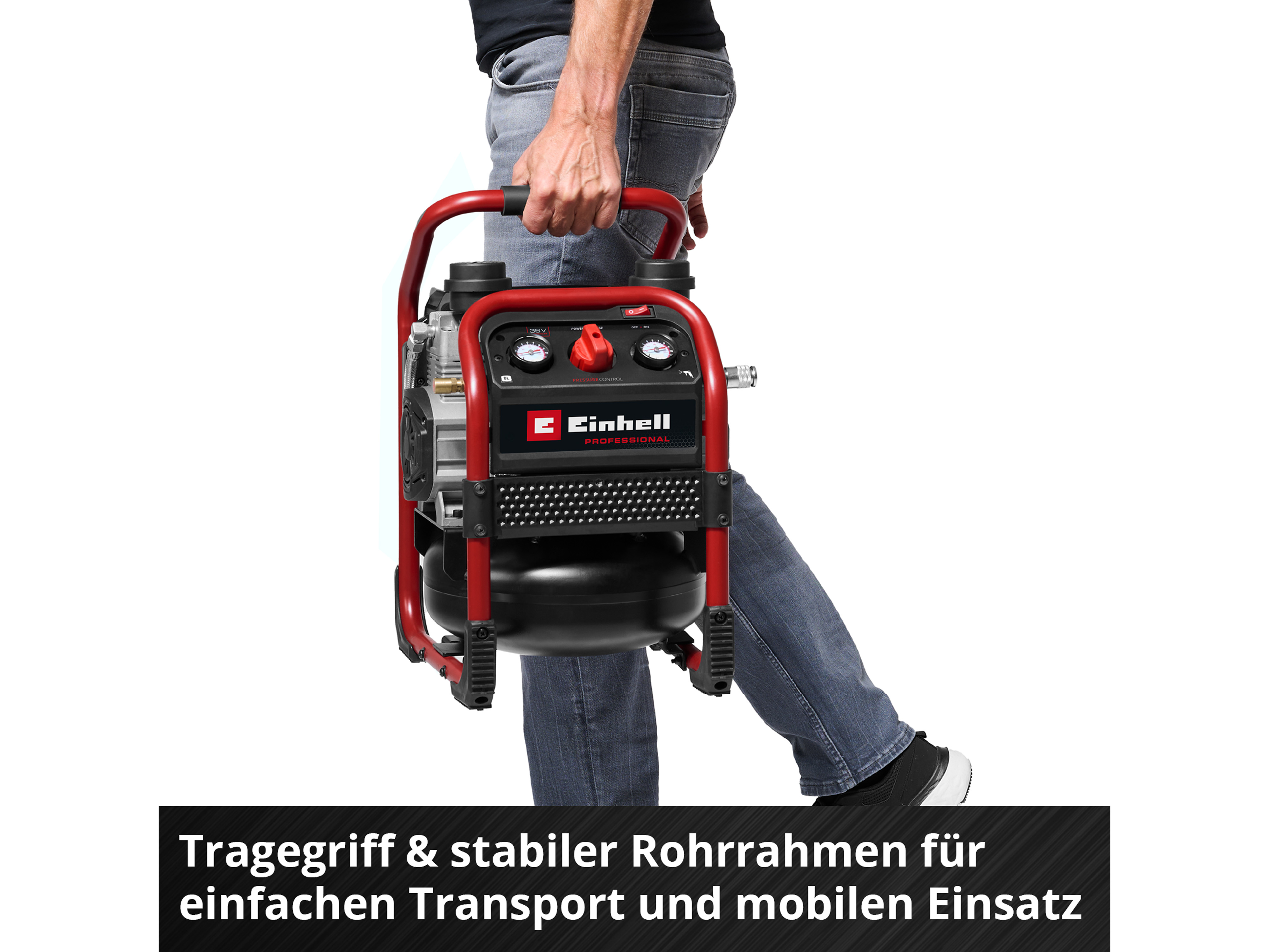 EINHELL PROFESSIONAL Akku-Kompressor SILENZZO 36/210, 4020380