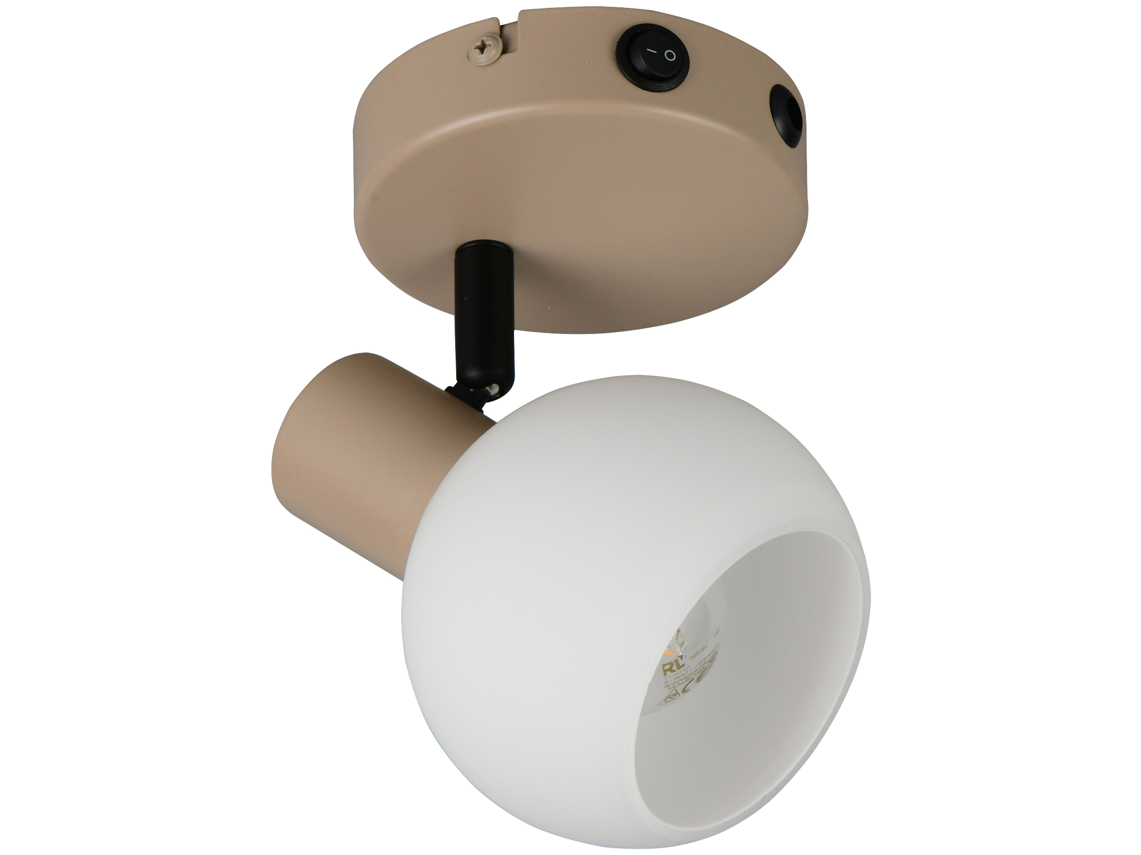 REALITY Wandleuchte Boba R86371743, E14, ohne LM, IP20, beige REALITY Wandleuchte Boba R86371743, E14, ohne LM, IP20, beige