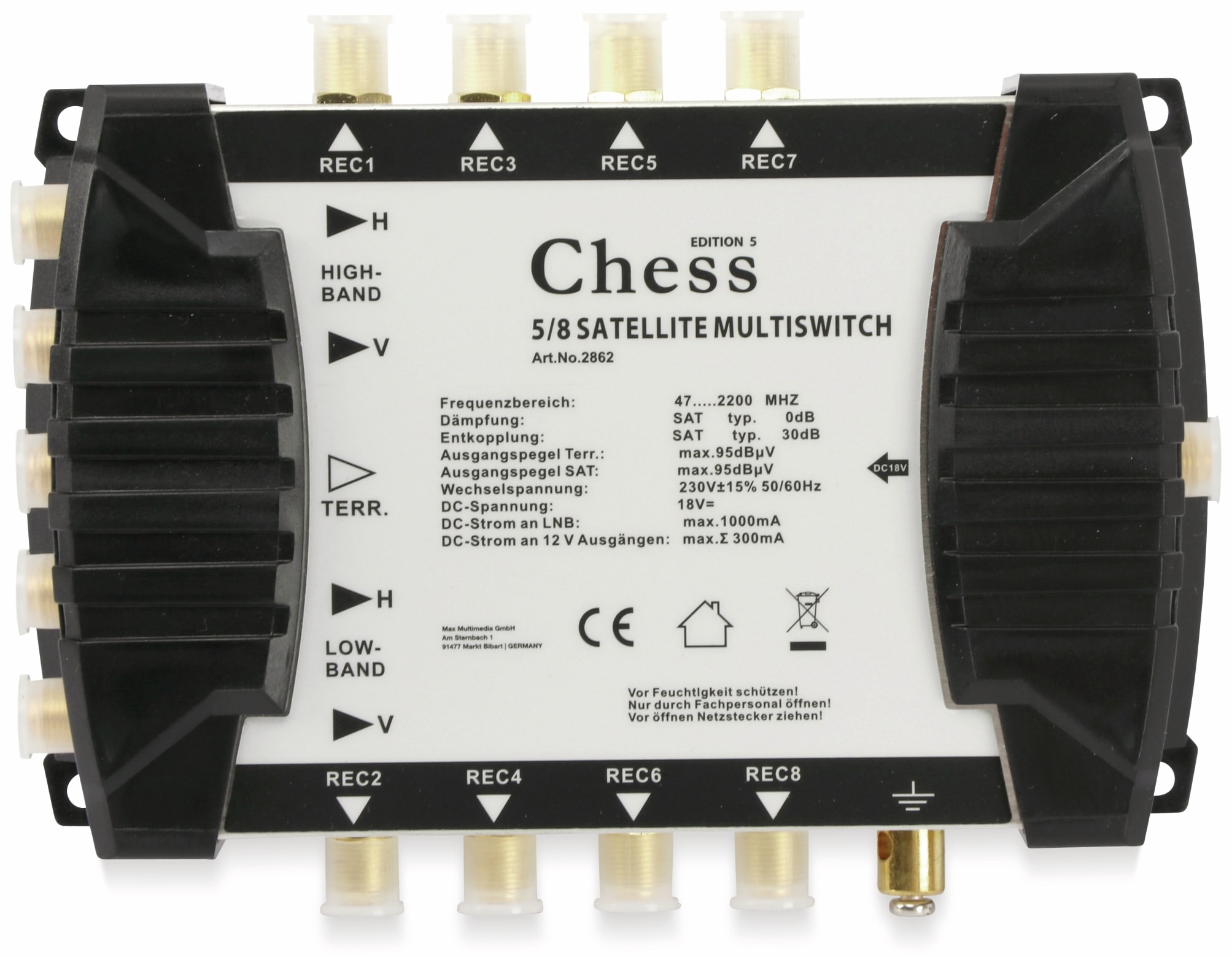 SAT-Multischalter 5/8