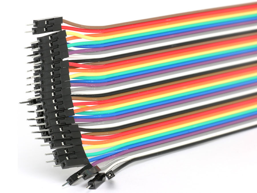 Steckboard-Verbindungsleitungen, Stecker/Kupplung, 40-polig Steckboard-Verbindungsleitungen, Stecker/Kupplung, 40-polig