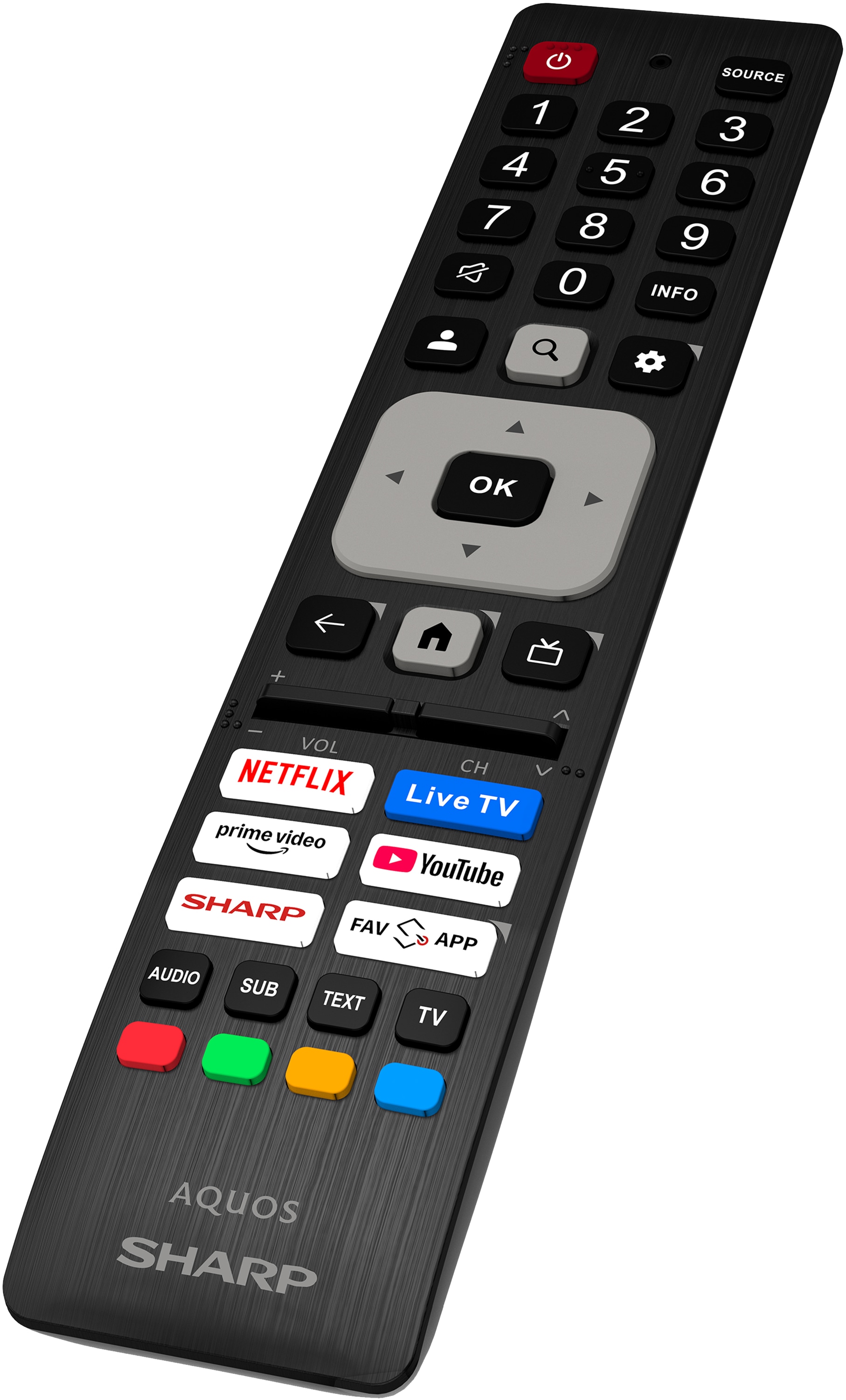 SHARP Fernseher 32HF2765E, 81,3 cm (32"), HD, Smart-TV, WLAN, Schwarz