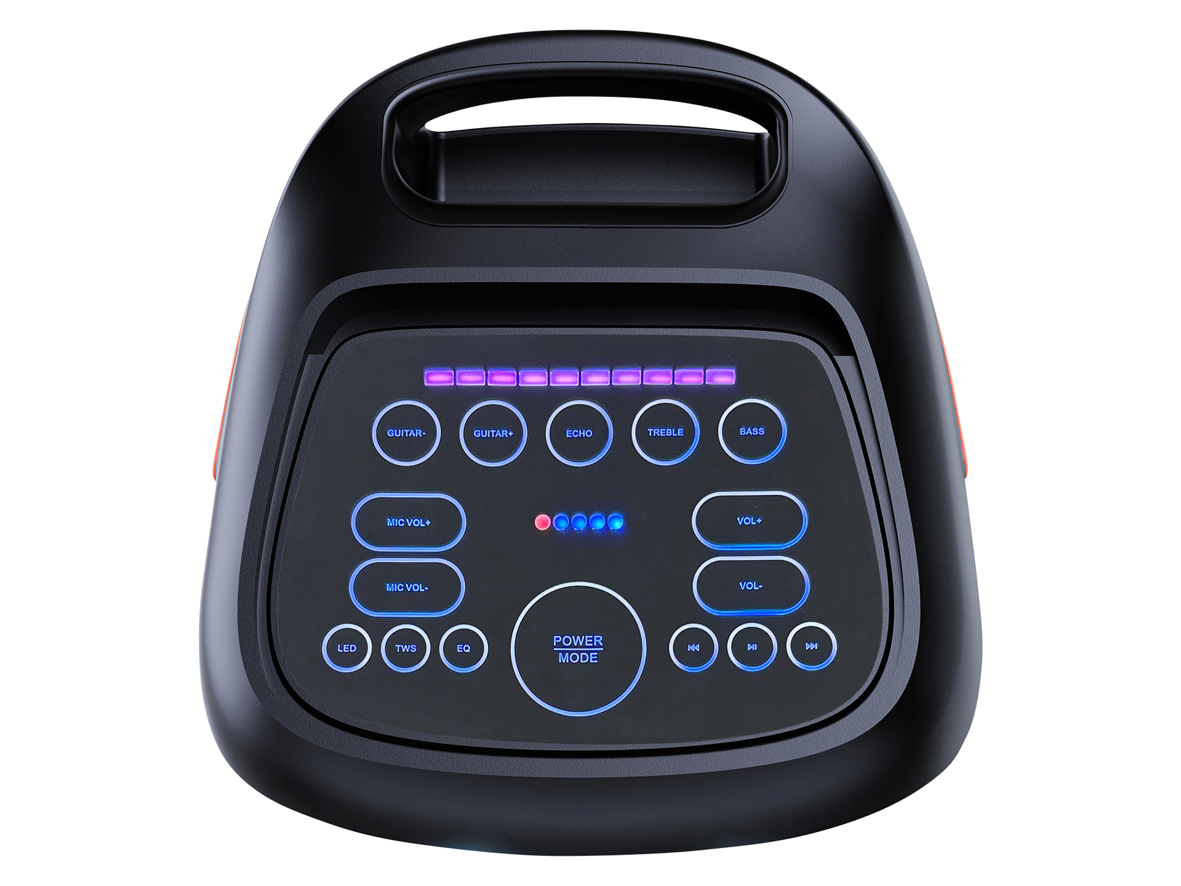 DENVER Bluetooth Lautsprecher BPS-370, 100 W, mit Licht-Animation Bluetooth Lautsprecher DENVER BPS-370, 100 W, mit Licht-Animation