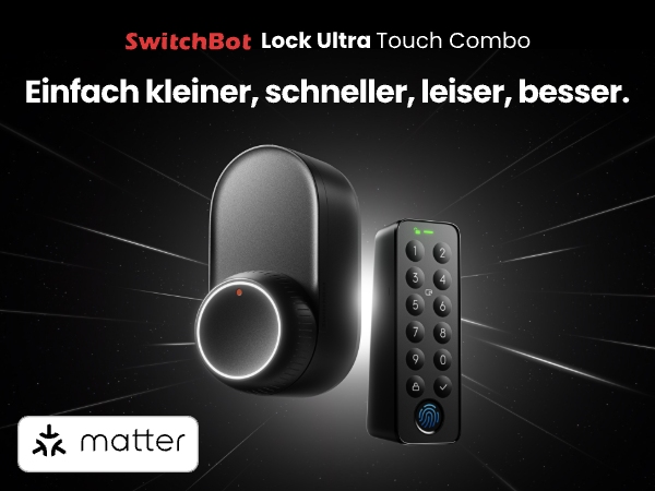SWITCHBOT Ultra Touch Keypad Bundle, schwarz