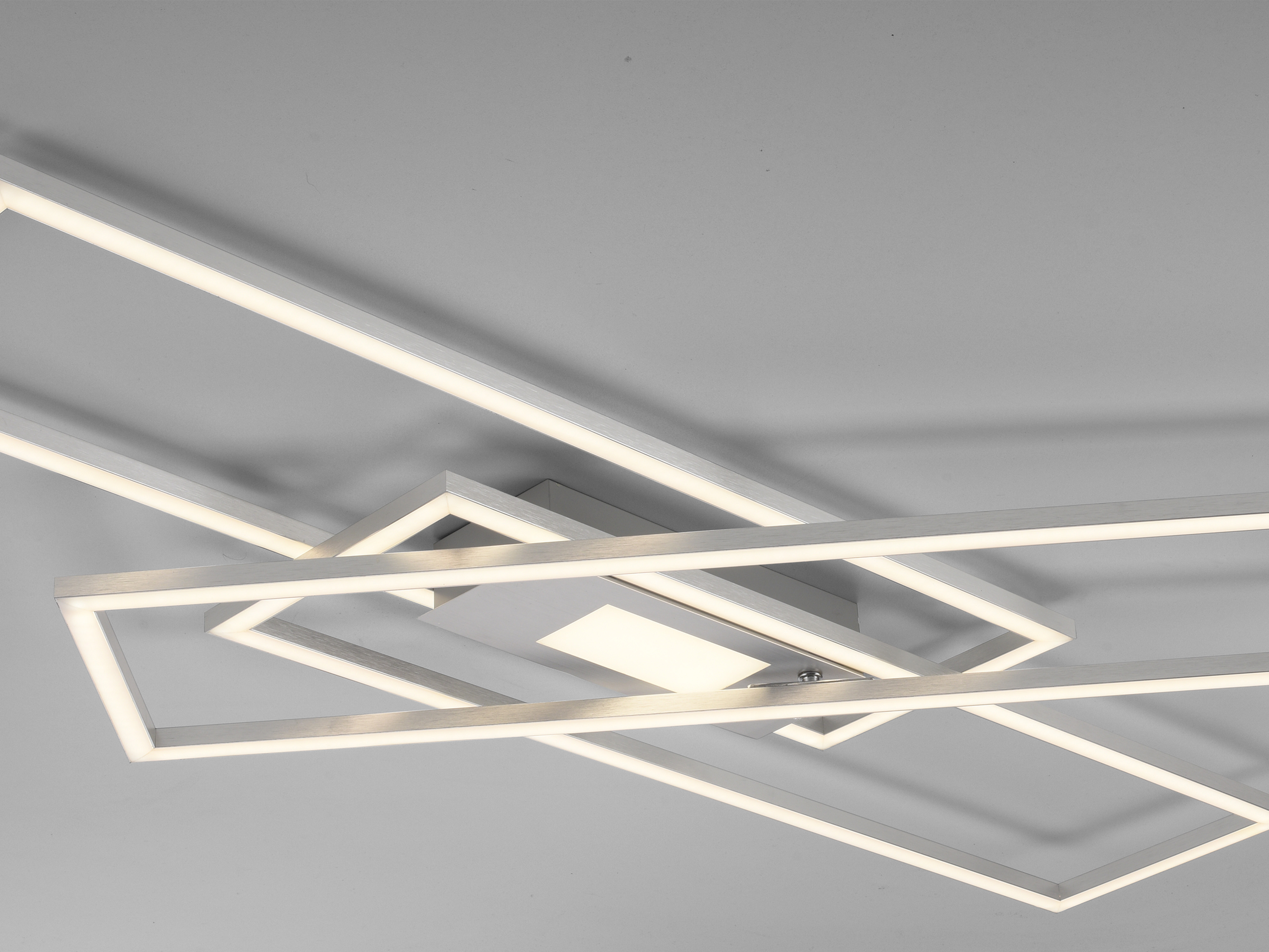 JUST LIGHT LED-Deckenleuchte 14693-55, 45W, 5500lm, silber