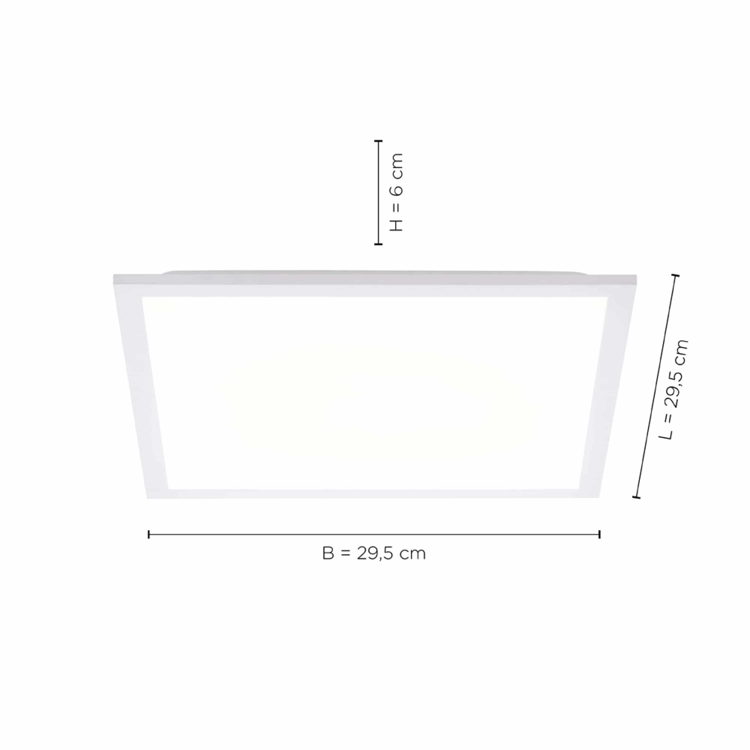 JUST LIGHT LED-Deckenleuchte 12200-16 weiss, 17 W, 1760 lm, 3000 K, einzeln schaltbar JUST LIGHT LED-Deckenleuchte 12200-16 weiss, 17 W, 1760 lm, 3000 K, einzeln schaltbar