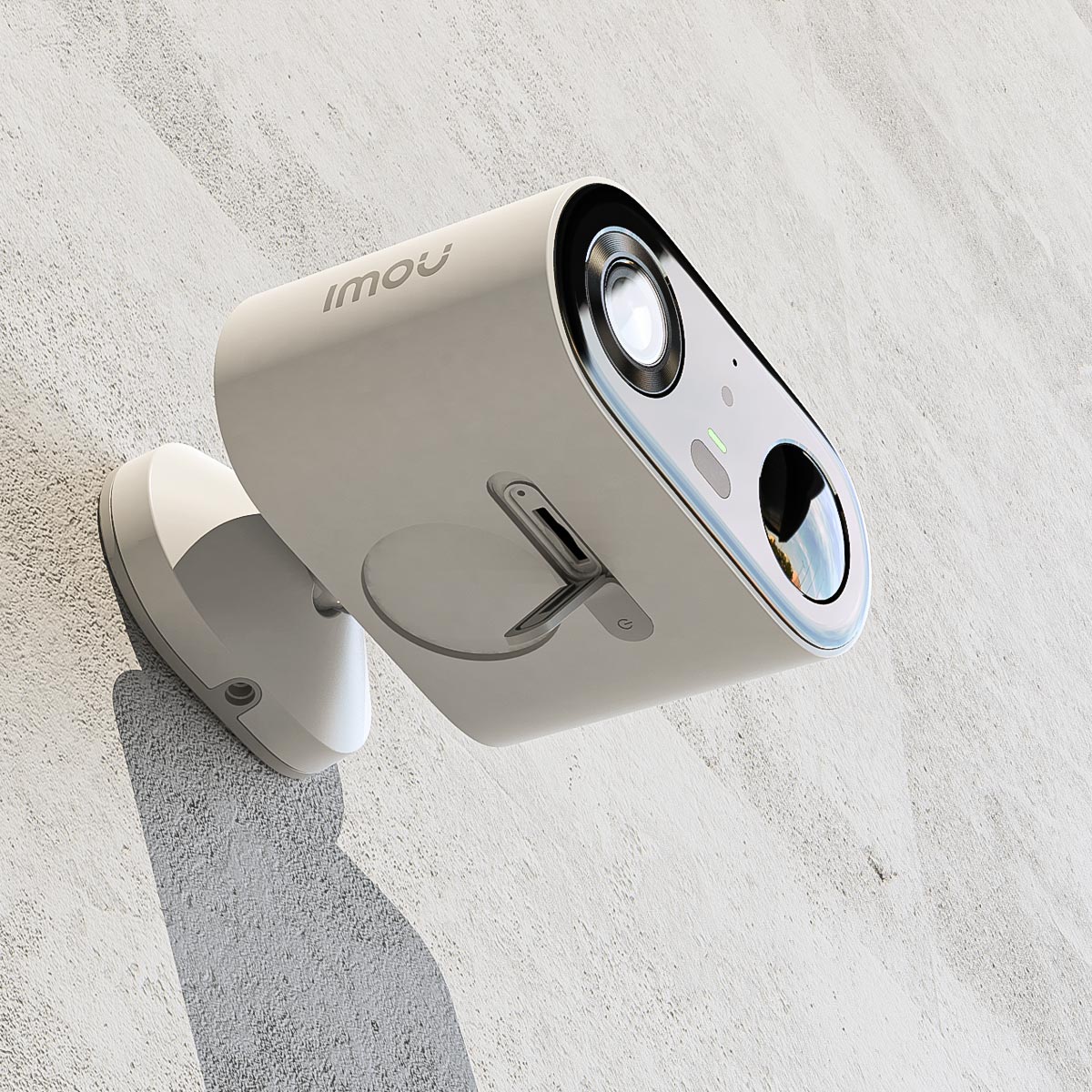 IMOU Überwachungskamera Cell Go Full-Color Kit mit Solarpanel, außen, weiß