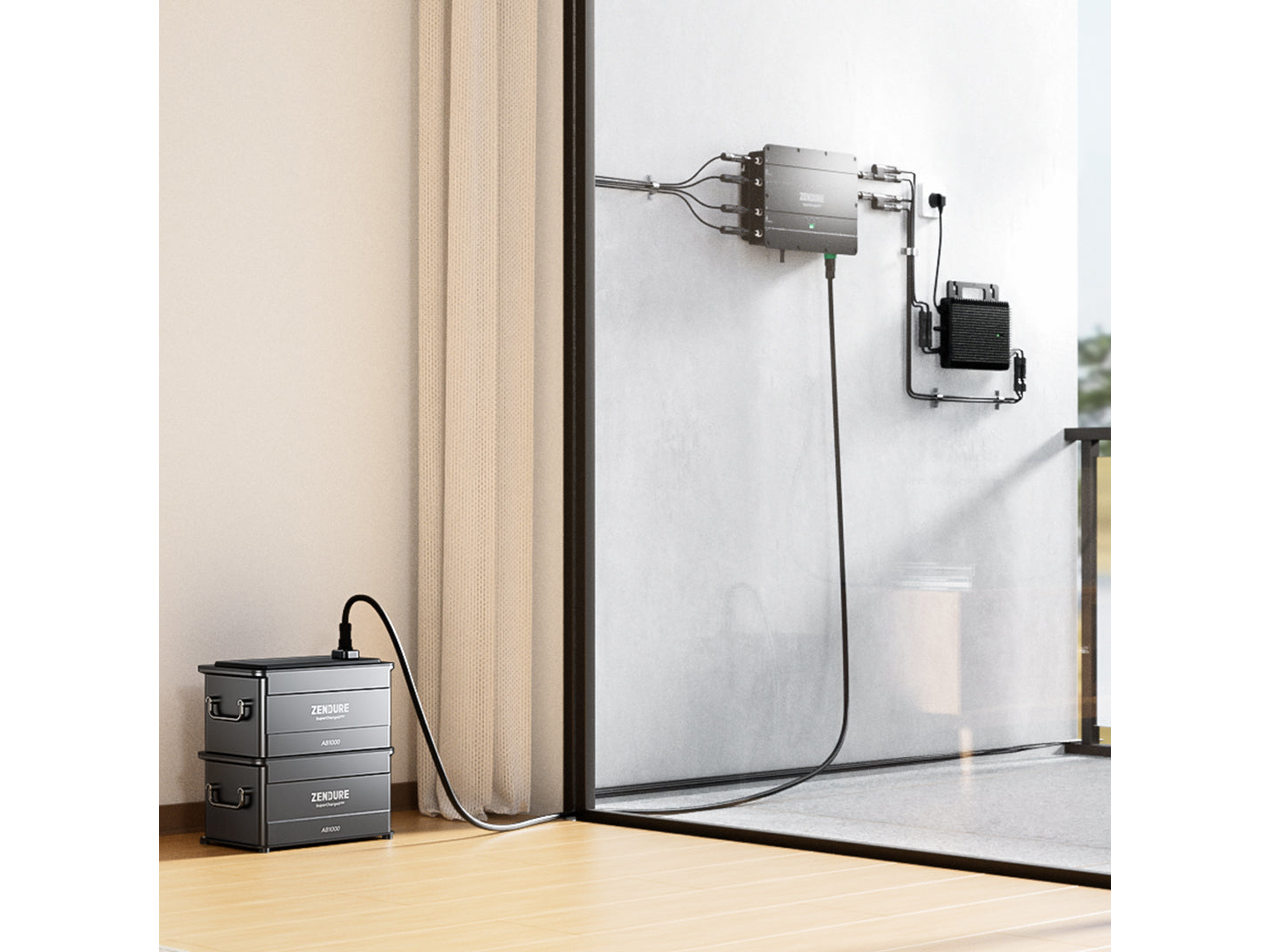 ZENDURE Batteriekabel ZDBC3M-BK, 3 m