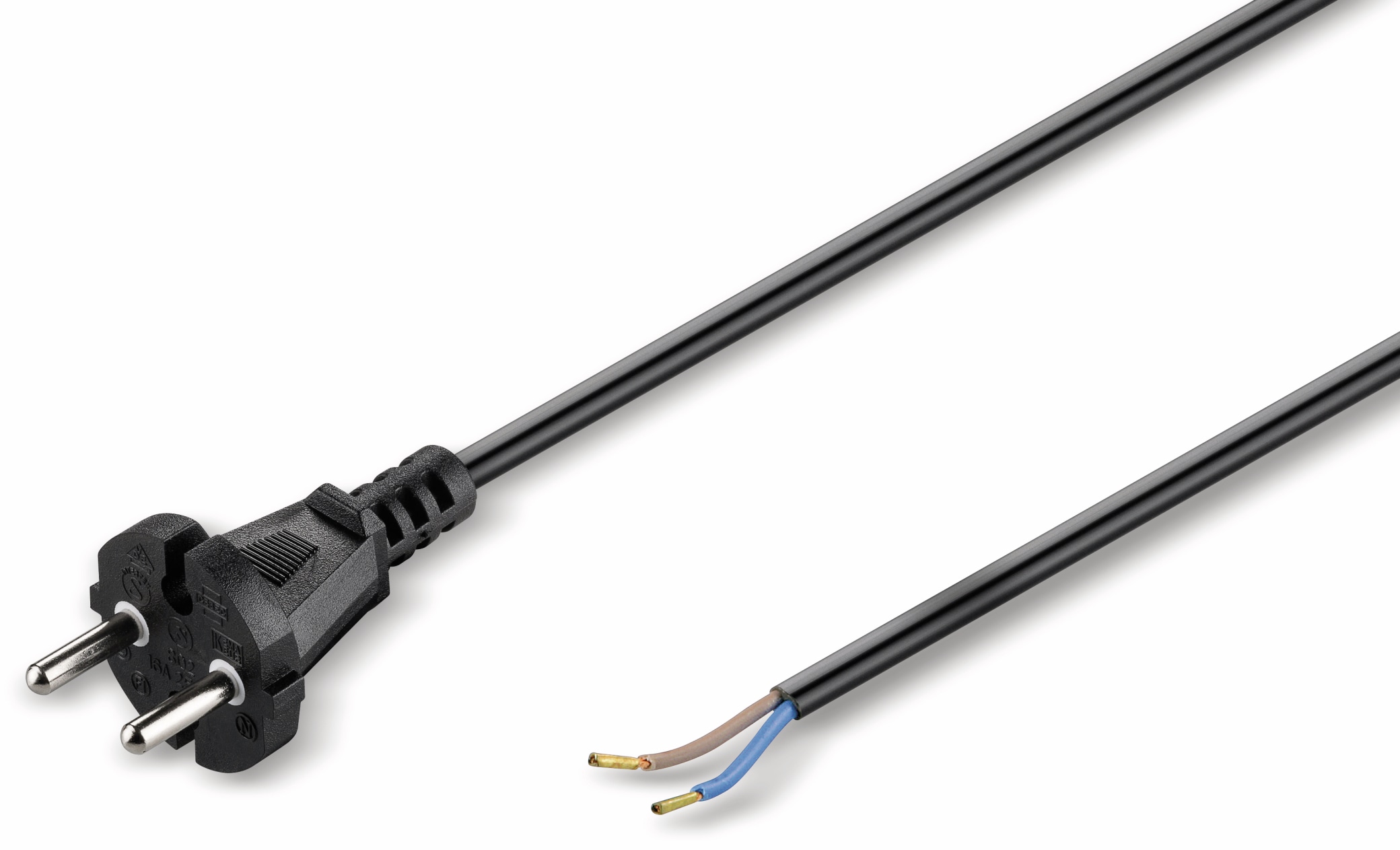 GOOBAY Universal Staubsauger Anschlusskabel, 7,5 m, schwarz