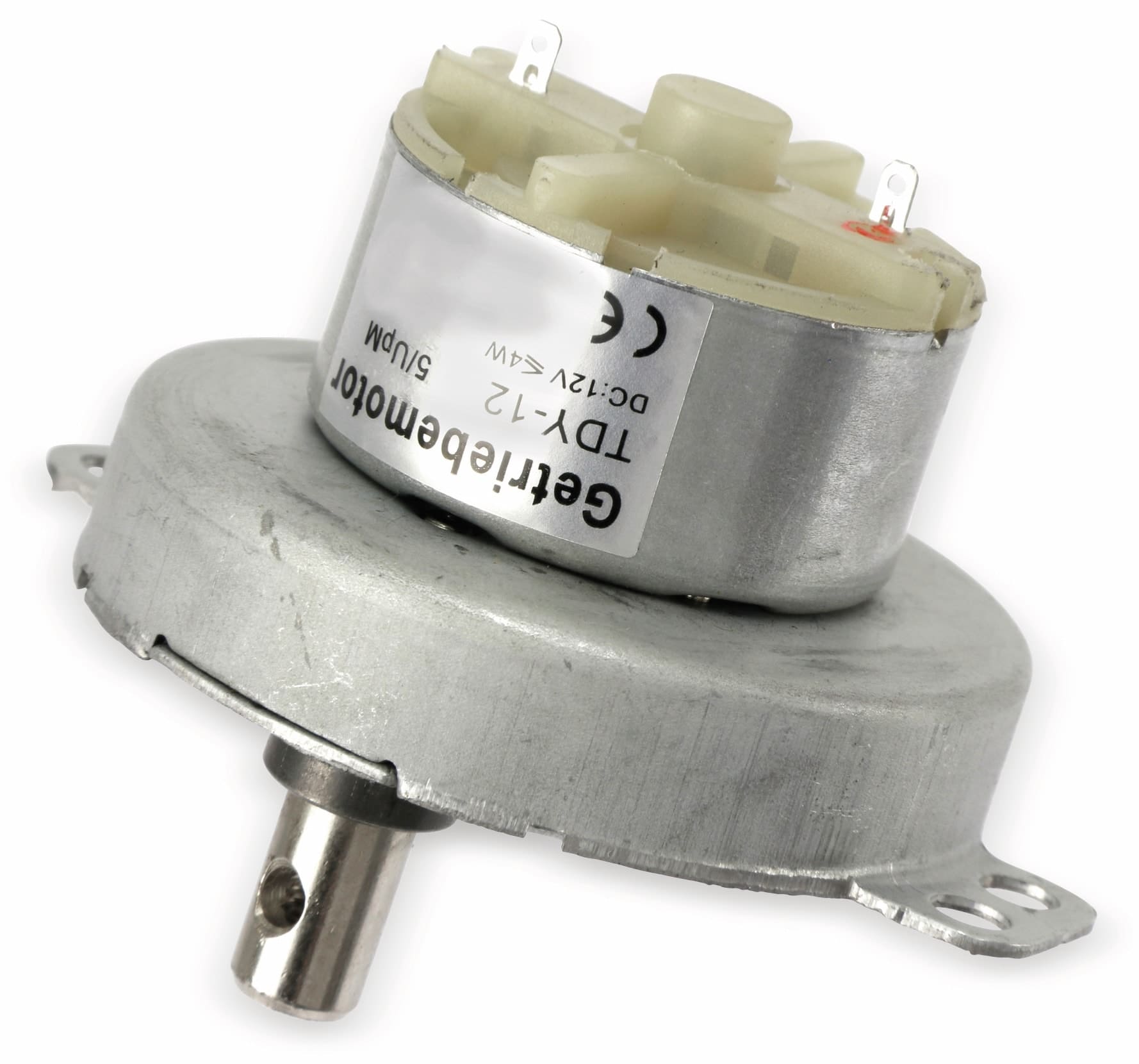 Gleichstrom-Getriebemotor TDY-12, 12 V-, 0,18 A, 5 U/min