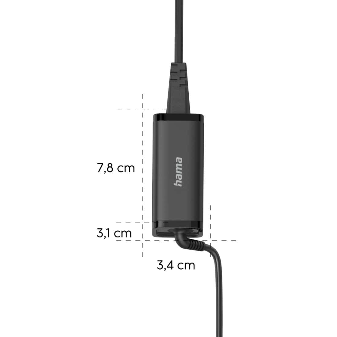 HAMA Unicersal-Netzteil 00200023, 65 W, Schwarz, USB-C PD