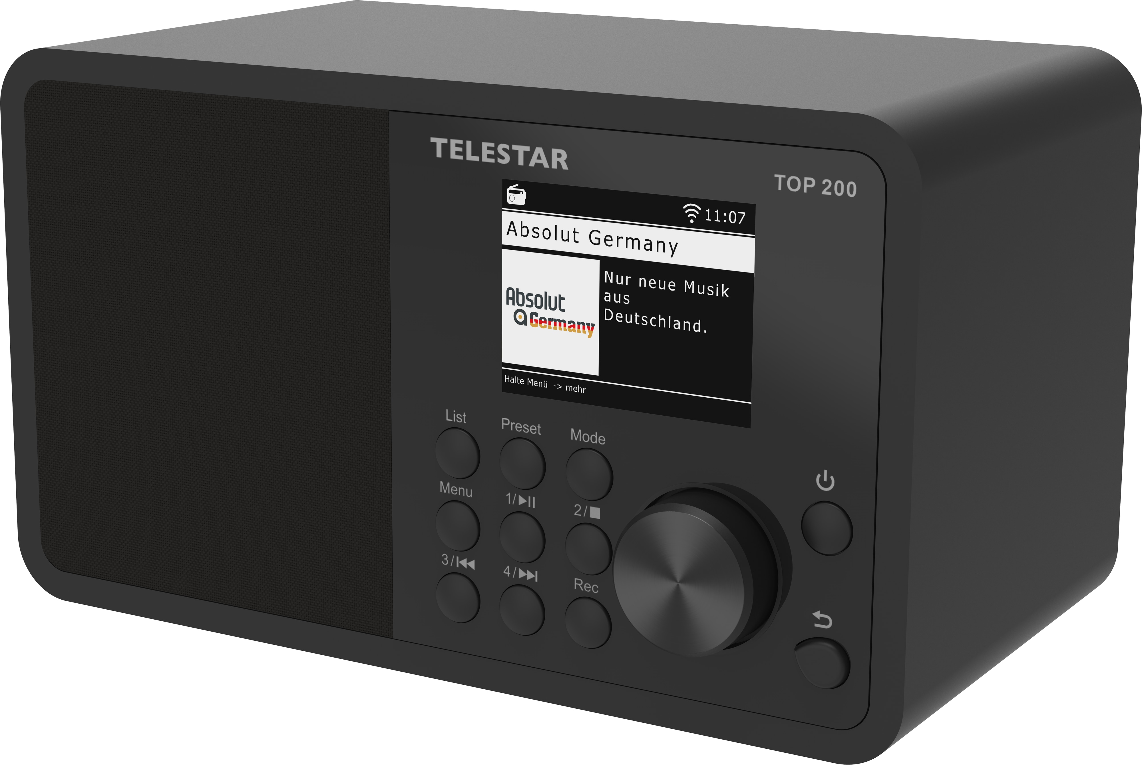 TELESTAR Internetradio TOP 200, DAB+/FM, schwarz