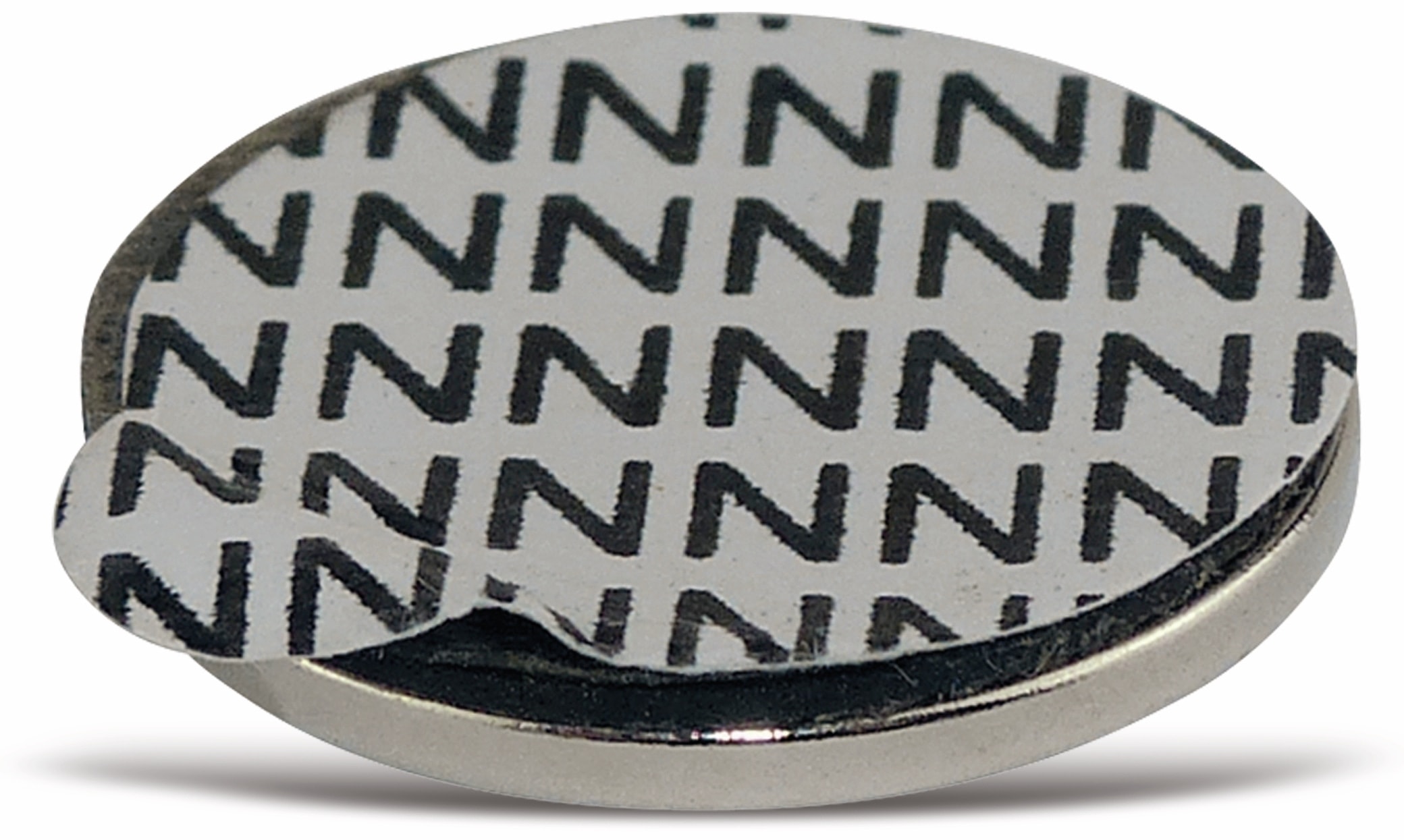 Neodymiummagnet, selbstklebend 19x1,5 mm, 5 Stück