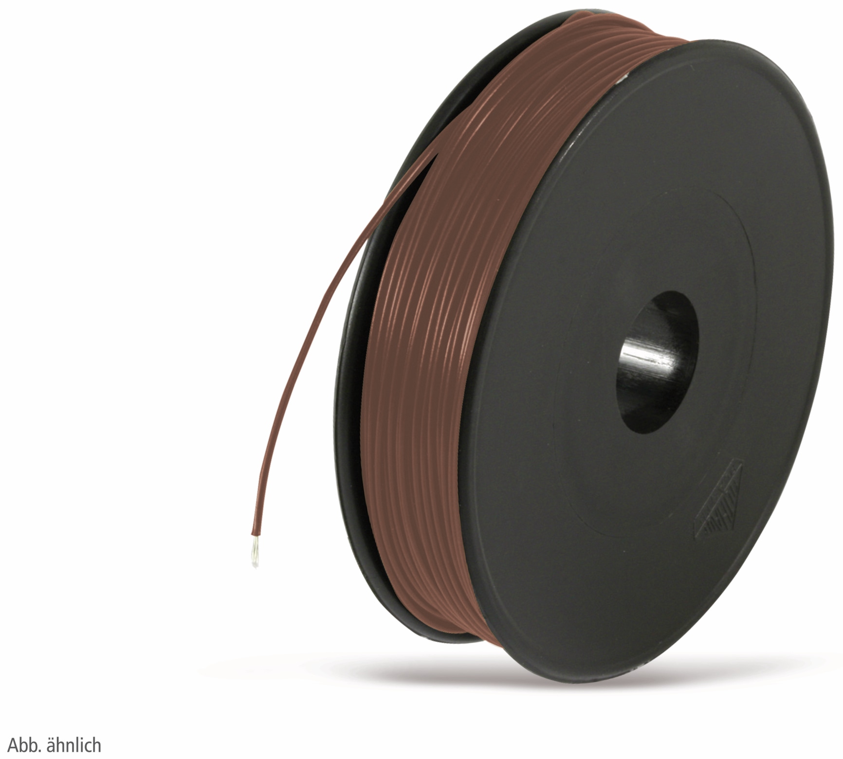 RAUTRONIC Litze, 1x0,25, 100m Spule, braun, LIYV