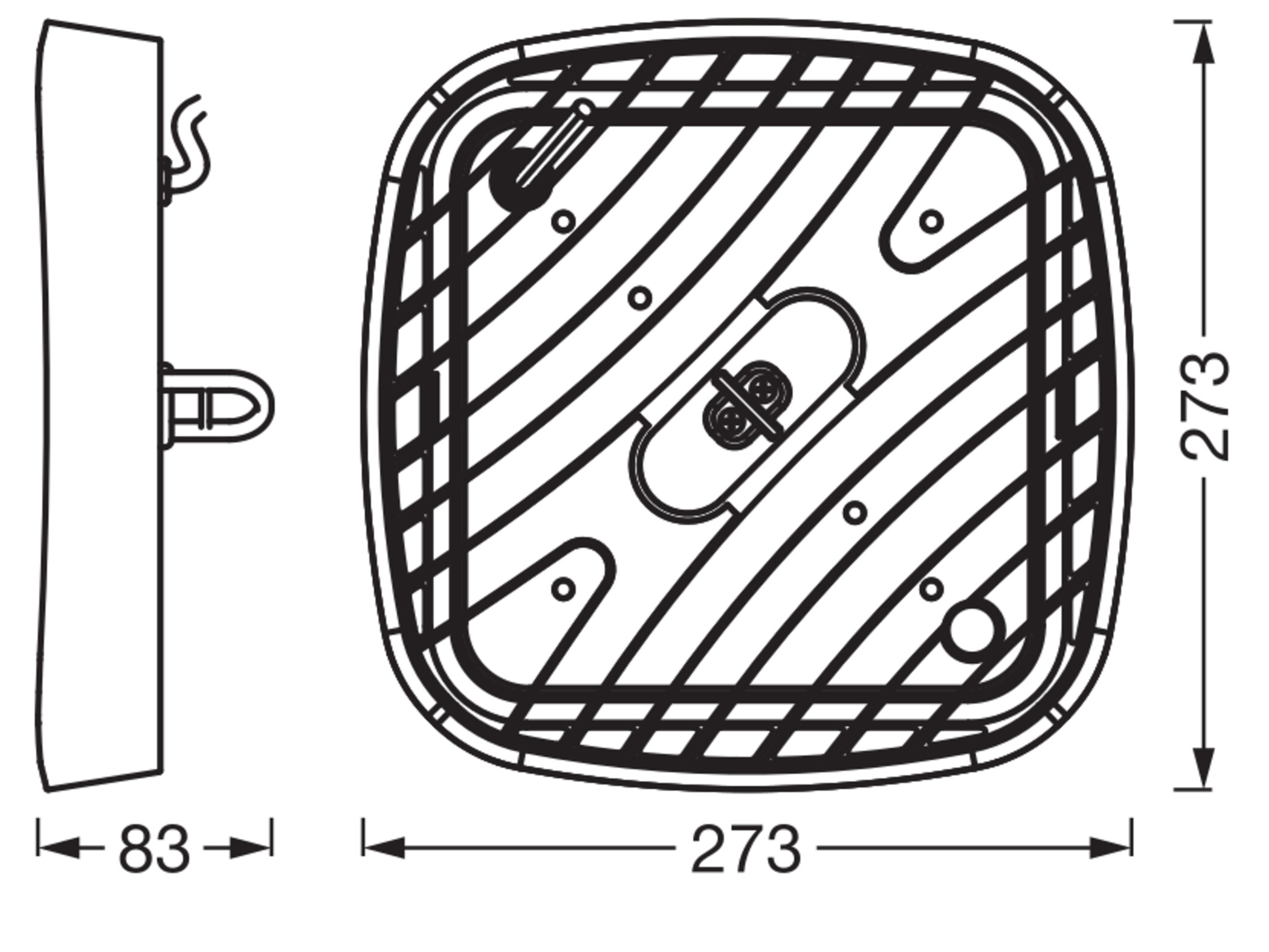 OSRAM LED-Hallenleuchte, 150W, 6500K, 15000lm, IP65, kaltweiß, schwarz