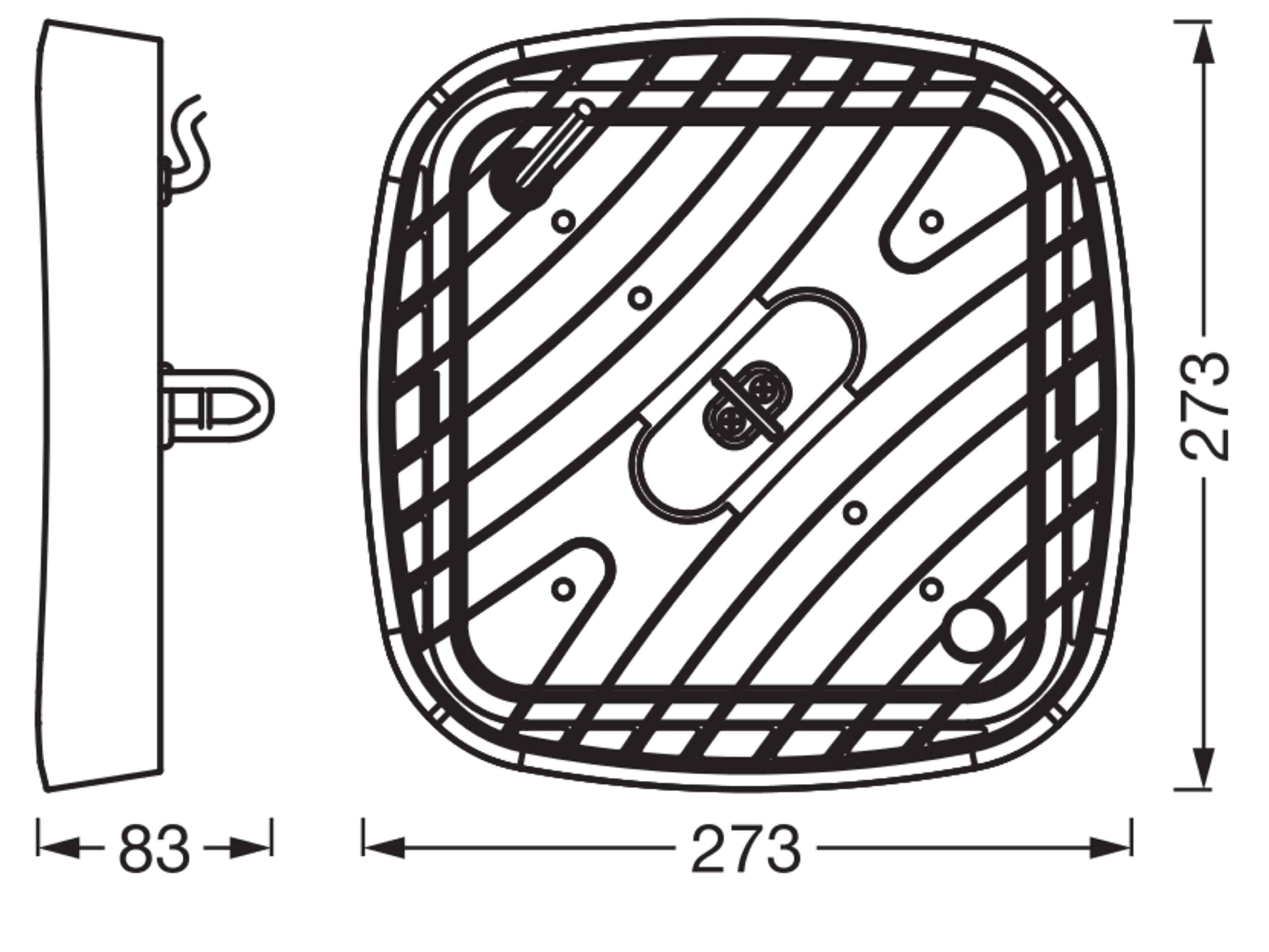 OSRAM LED-Hallenleuchte, 150W, 6500K, 15000lm, IP65, kaltweiß, schwarz