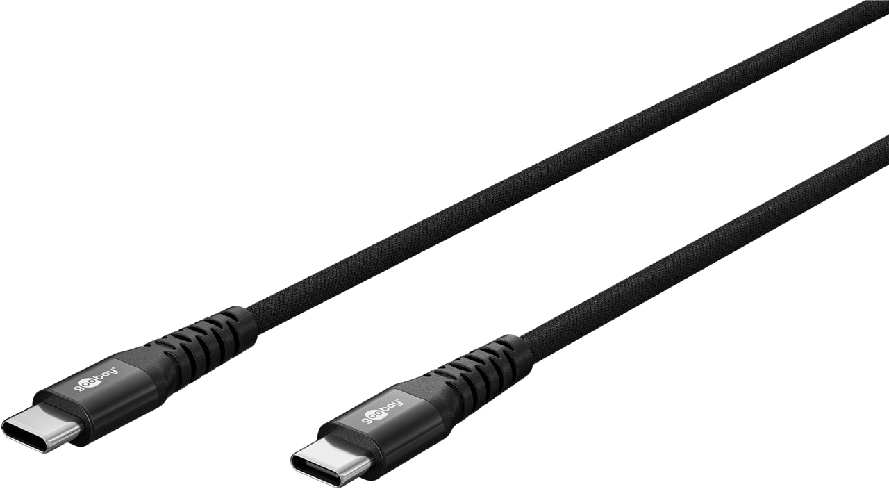 GOOBAY USB-C Kabel 73952 2m schwarz supersoft