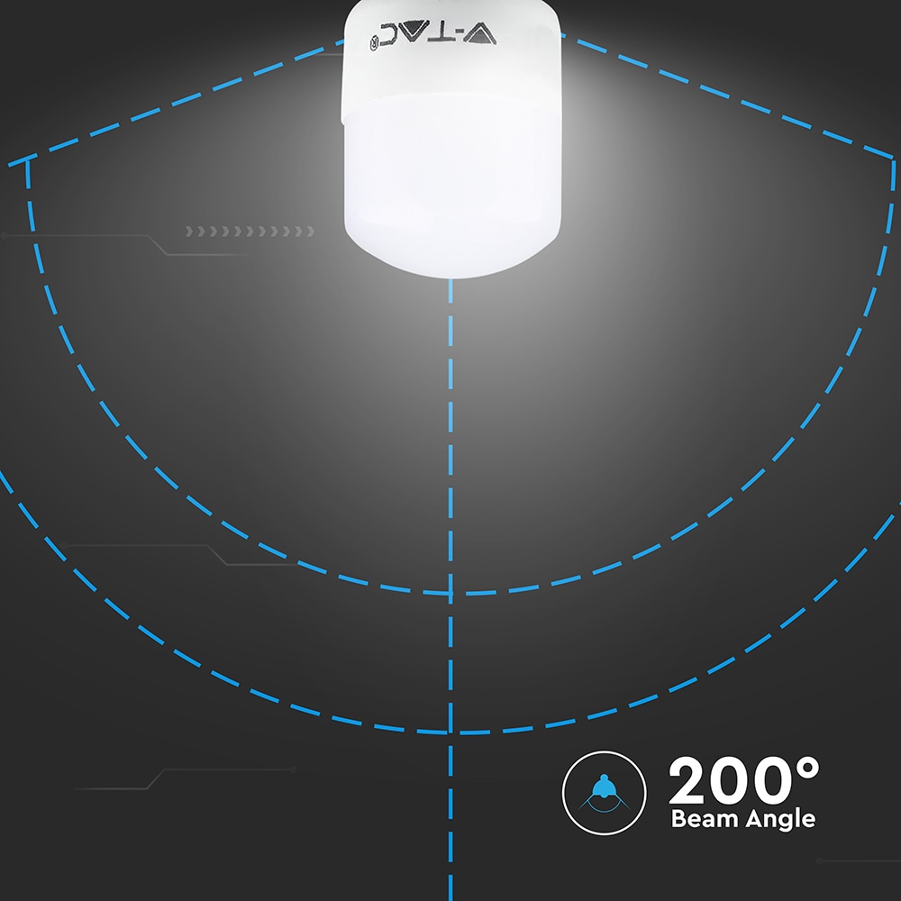 V-TAC LED-Lampe, VT-202, EEK: F, E14, 2 W, 180 lm, 3000 K V-TAC LED-Lampe, VT-202, EEK: F, E14, 2 W, 180 lm, 3000 K