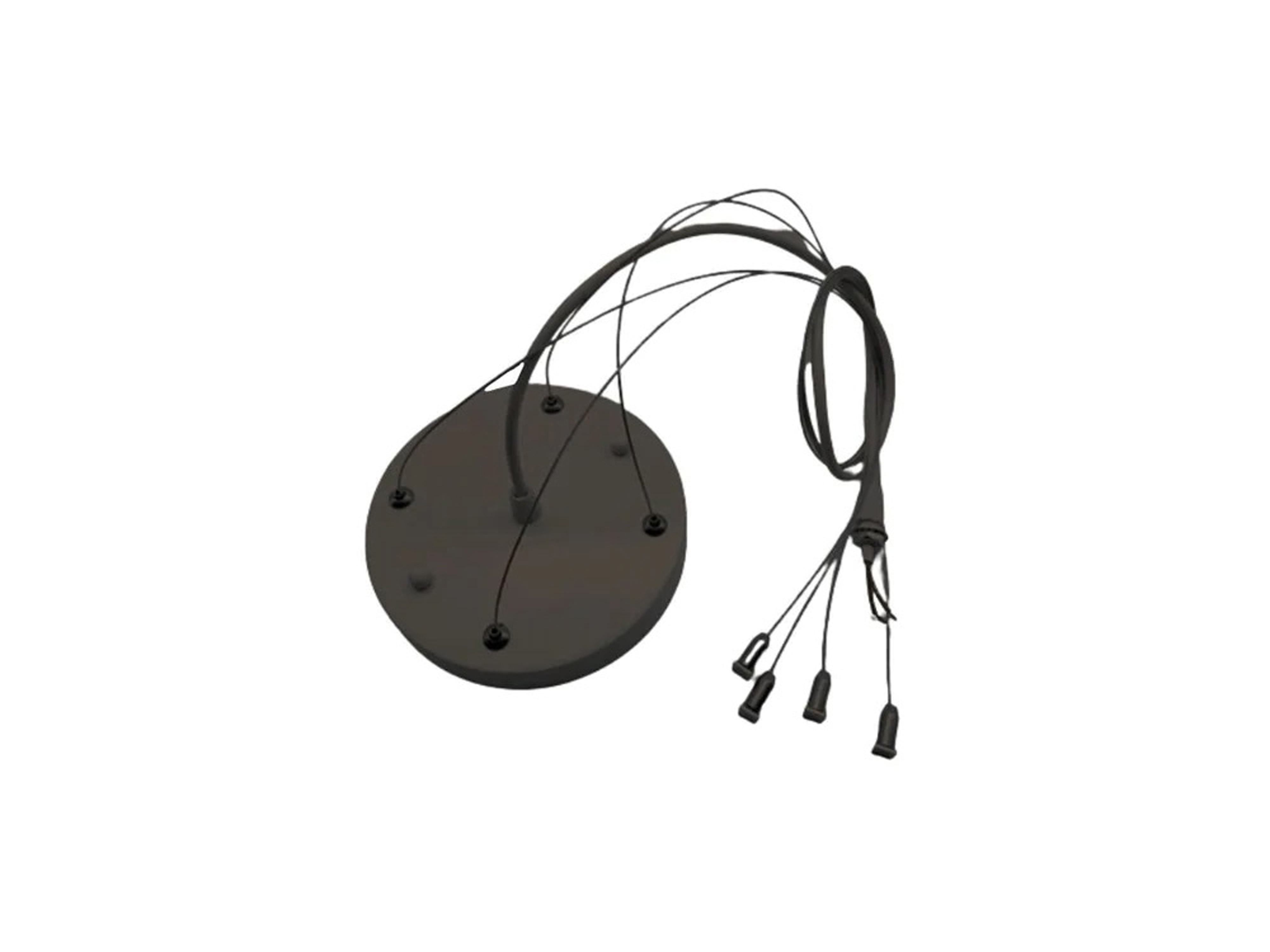 ENOVALITE Drahtseilhalterung, schwarz für smartes LED-Panel