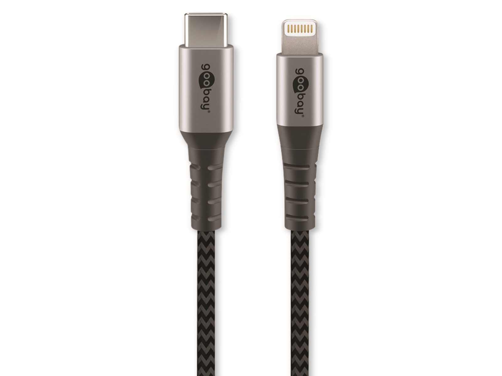 GOOBAY USB-Adapterkabel, USB-C/Lightning, Stecker/Stecker, 2,0m