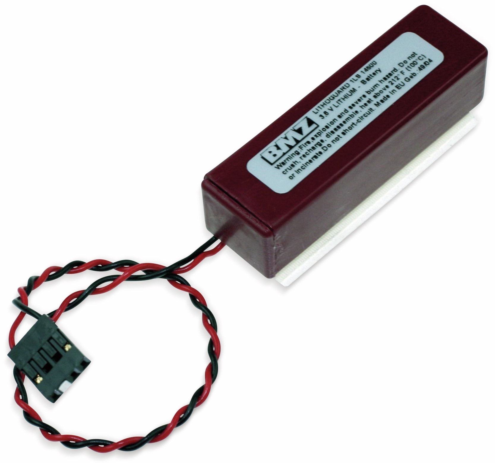 SAFT Lithium-Batterie 1LS145000, AA, Lithoguard, mit Kabel u. Stecker, 3,6 V-