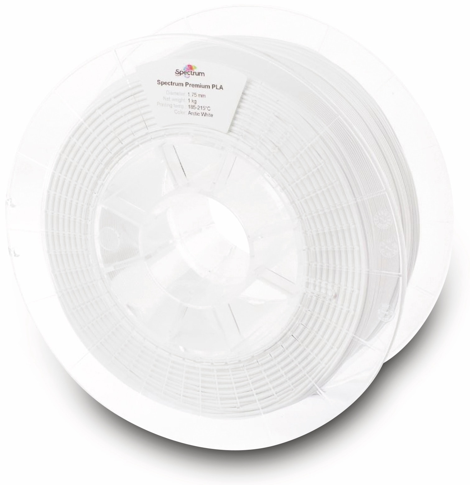 SPECTRUM 3D Filament PLA 1.75mm ARCTIC weiß 1kg