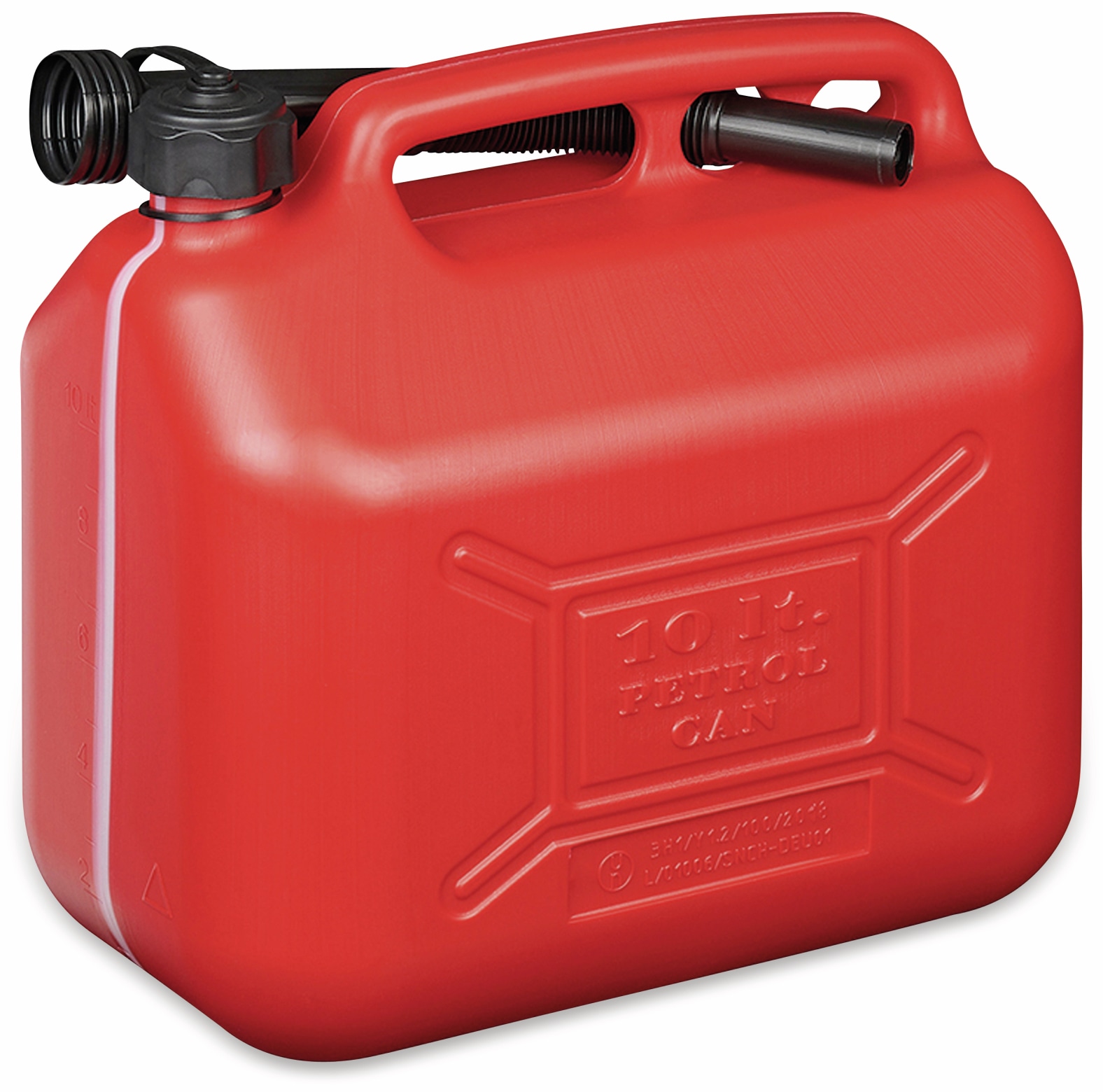 IWH Benzinkanister 10 l, rot, mit Füllstandsanzeige IWH Benzinkanister 10 l, rot, mit Füllstandsanzeige