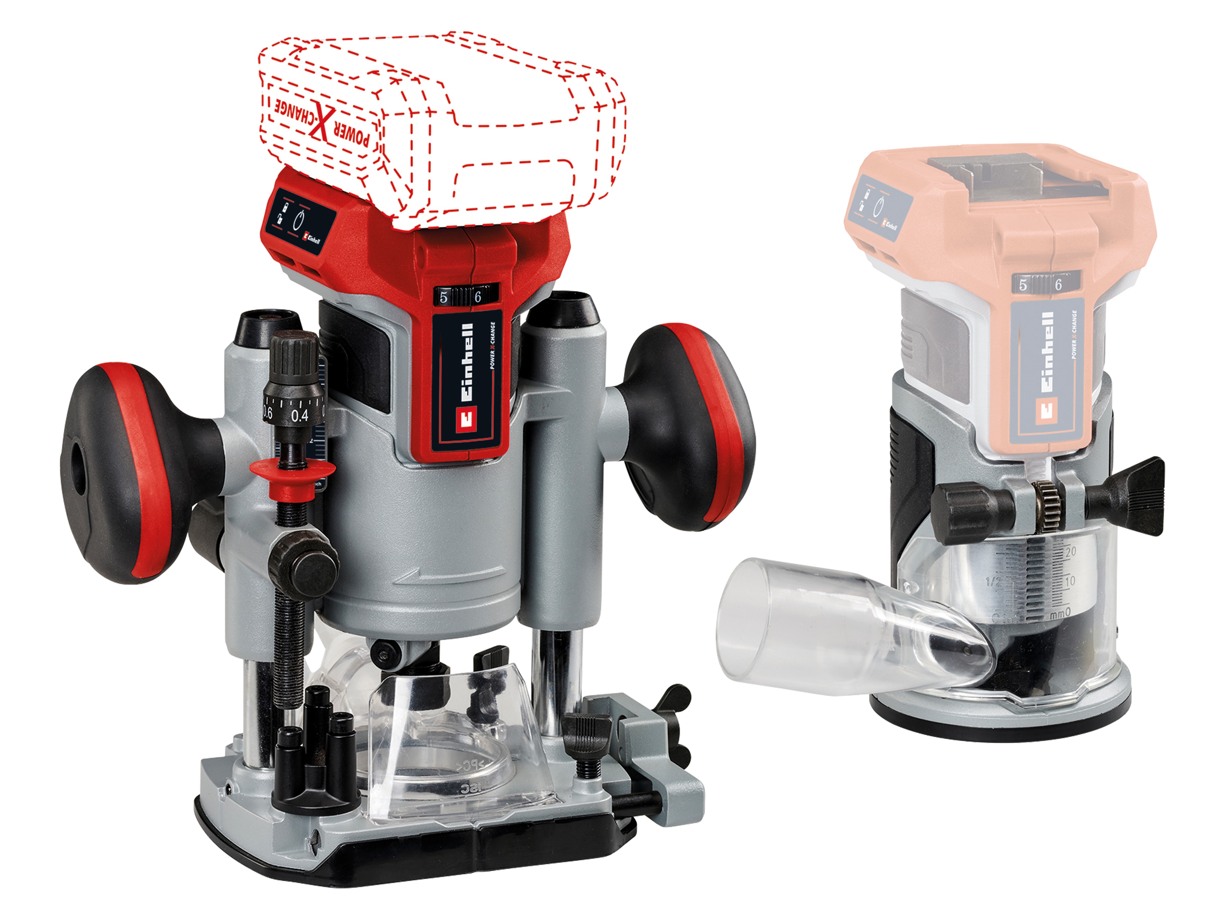 EINHELL PROFESSIONAL Akku-Ober/-Kantenfräse TP-RO 18 Set Li BL Kit (1x 4,0 Ah) EINHELL Akku-Ober/-Kantenfräse TP-RO 18 Set Li BL Kit (1x 4,0 Ah)