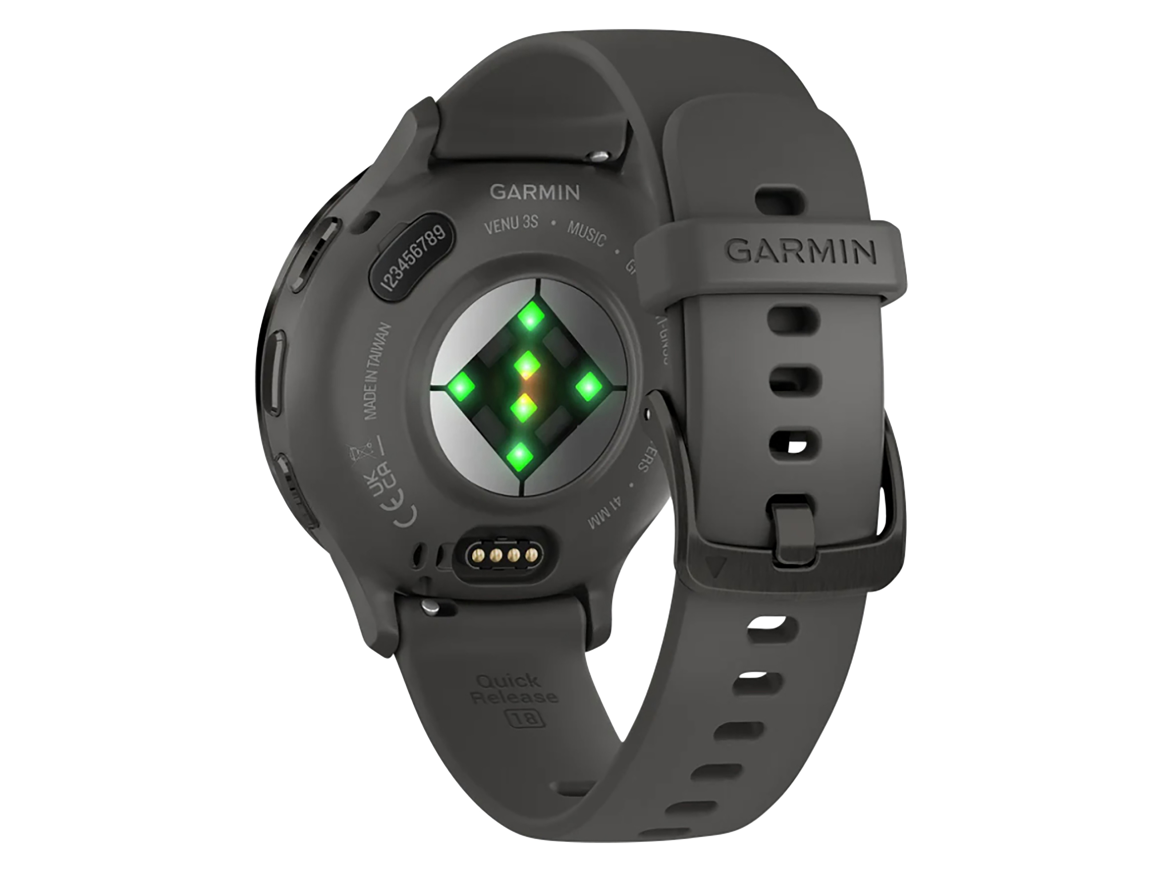 GARMIN Smartwatch Venu 3S kieselgrau/schiefergrau Silikon