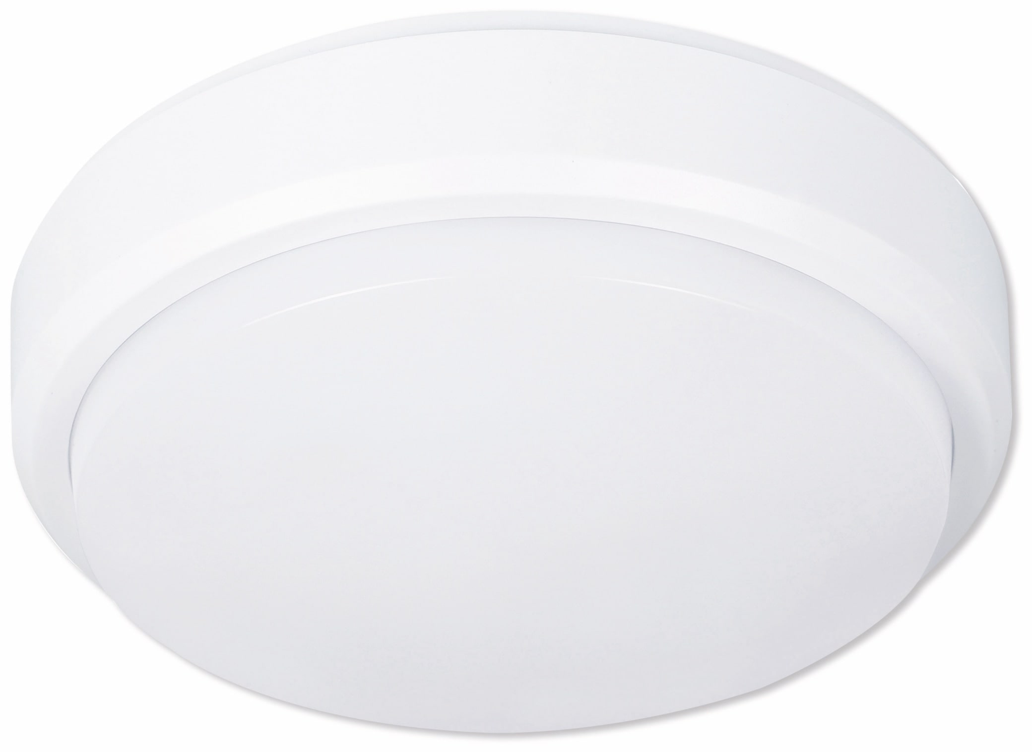 MÜLLER-LICHT LED-Wand- und Deckenleuchte 20300538, 8W, 650 lm, 4000K, IP54, Bewegungsmelder, rund