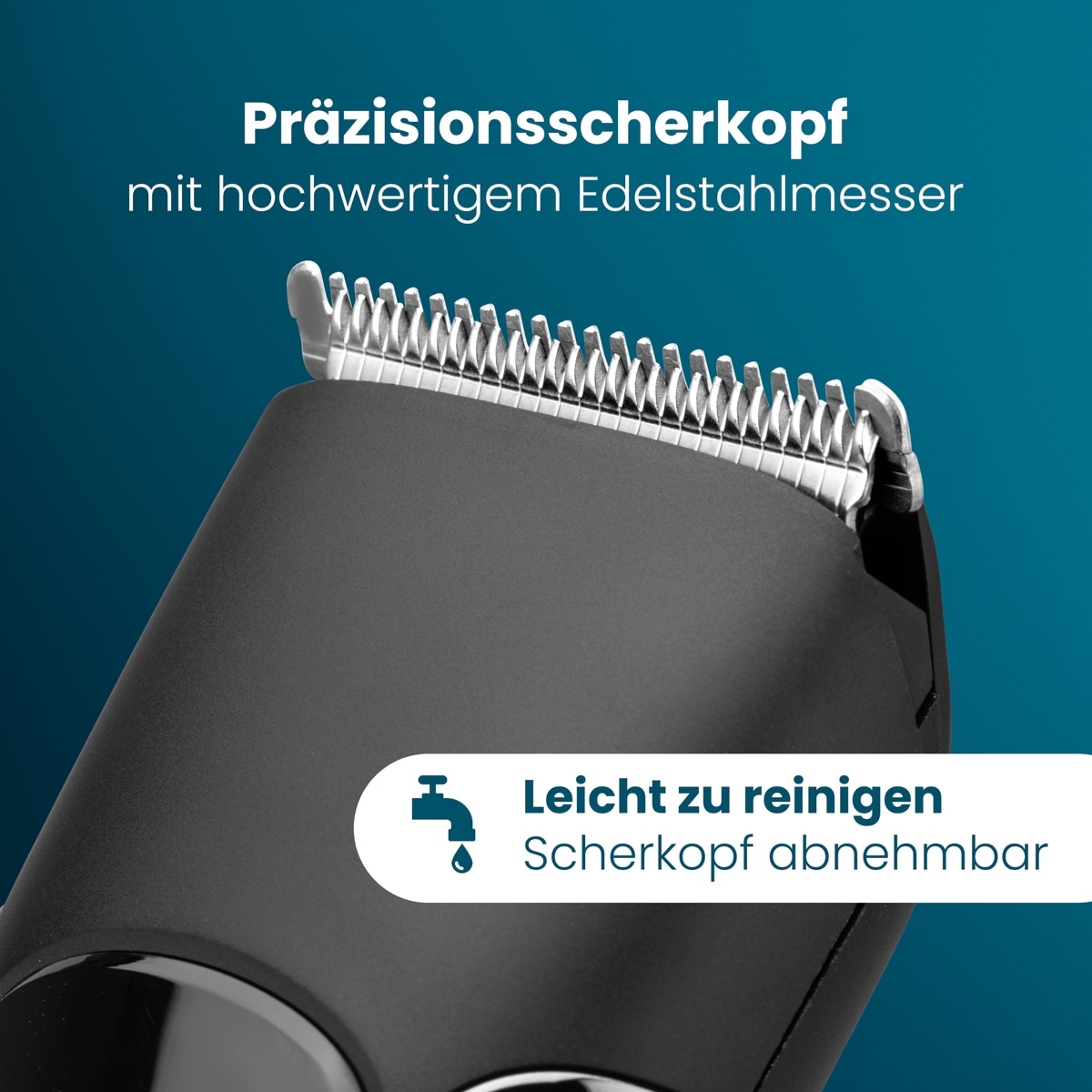CLATRONIC Haar- und Bartschneidemaschine HSM/R 3827, 2 in 1