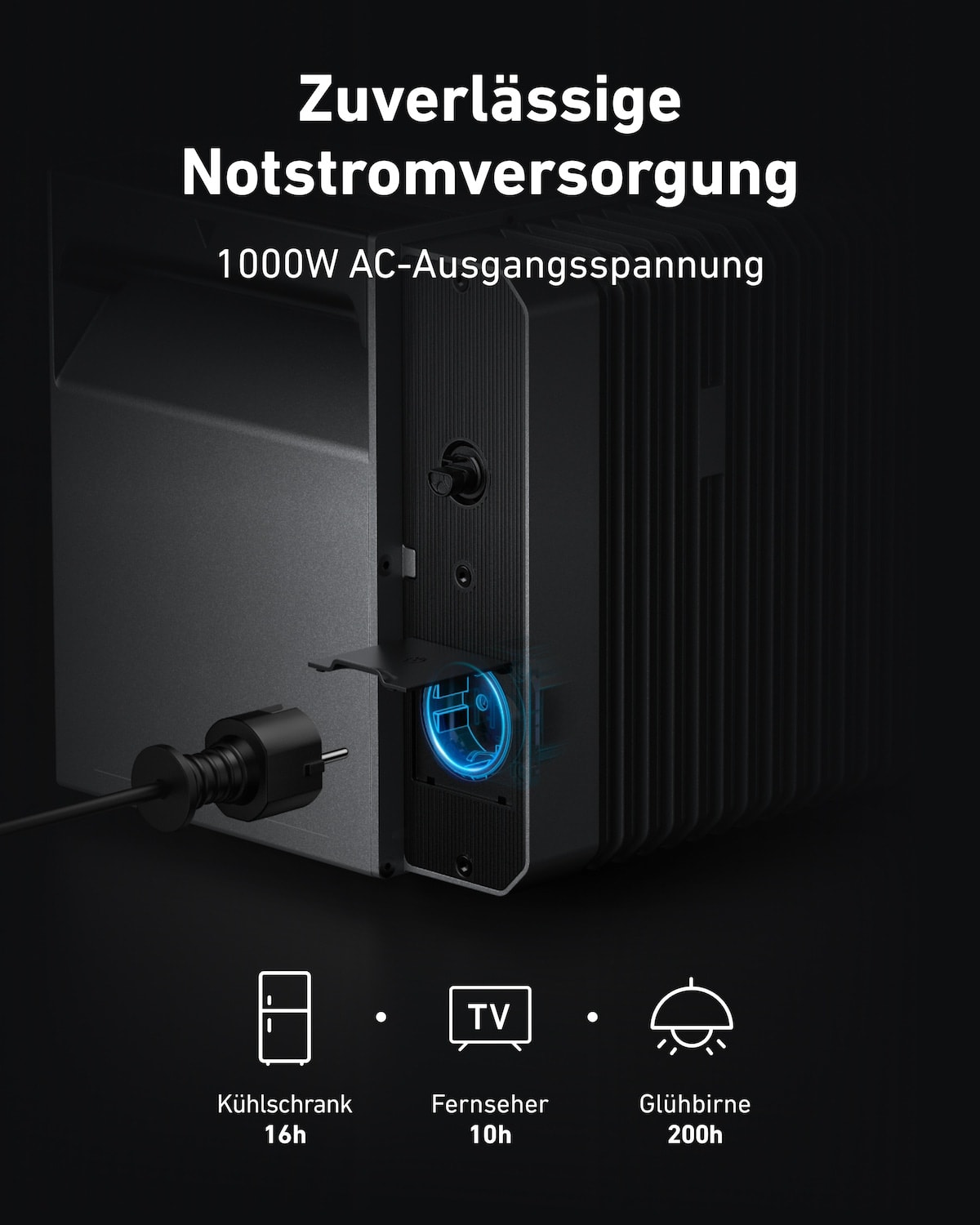 ANKER SOLIX Solarspeicher 2 E1600 Pro, 1,6kWh, Balkonkraftwerk ANKER SOLIX Solarspeicher E1600 Pro, 1,6kWh, All-in-One Balkonkraftwerk