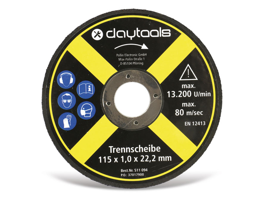 DAYTOOLS Trennscheiben-Satz, 115 mm, 5-teilig DAYTOOLS Trennscheiben-Satz, 115 mm, 5-teilig