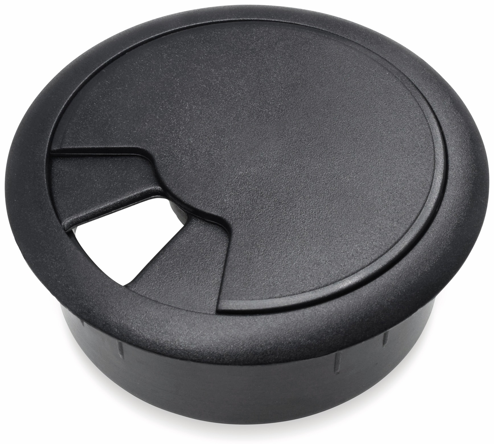 Kabeldurchführung für Arbeitsplatten, schwarz, 60 mm, ABS Kabeldurchführung für Arbeitsplatten, schwarz, 60 mm, ABS