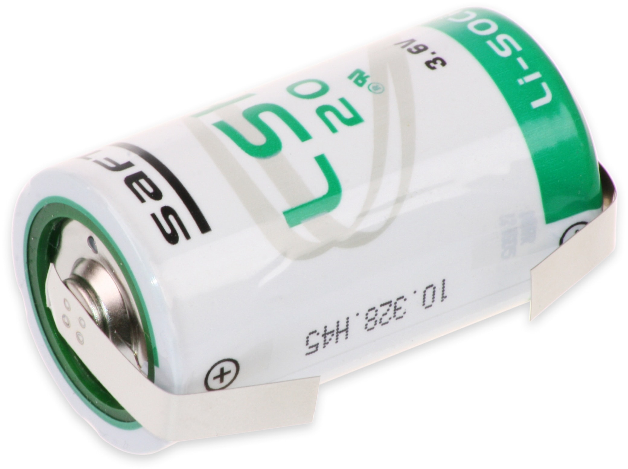 SAFT Lithium-Batterie LSH 20-CNR, D, mit U-Lötfahne, 3,6 V-, 13000 mAh