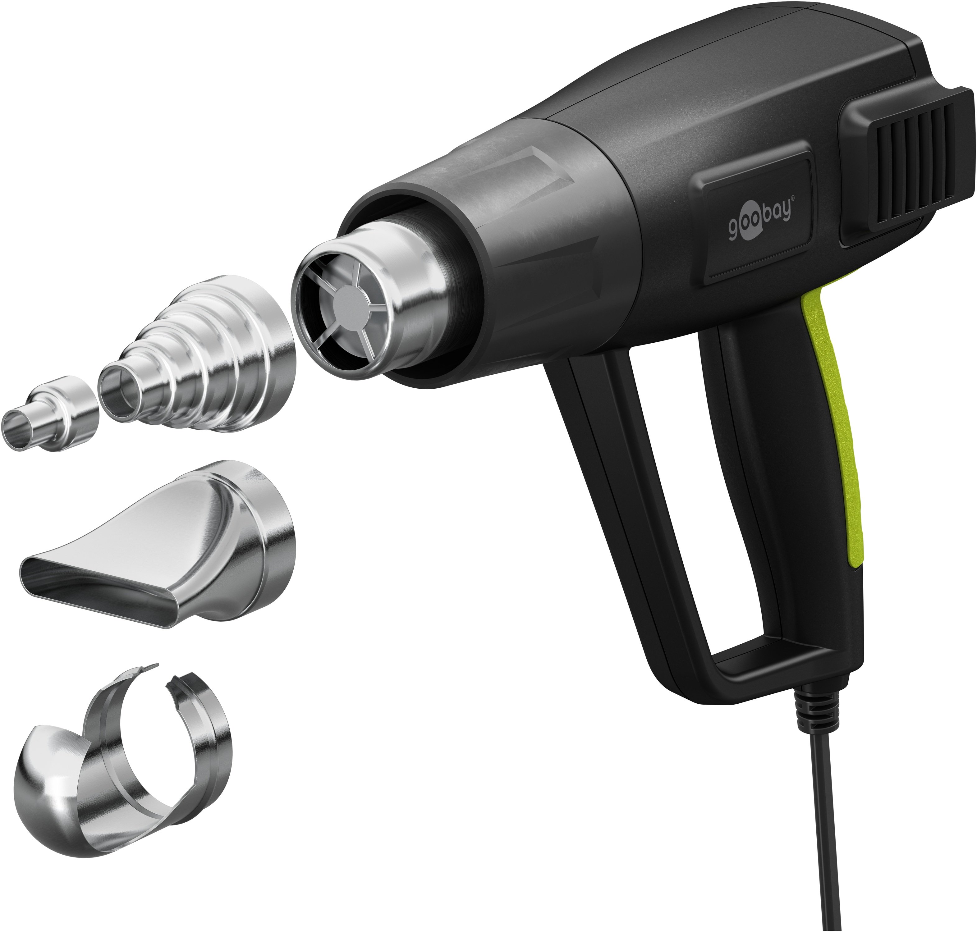 GOOBAY TOOLS Heißluftpistole Premium, 77823, 1500 W