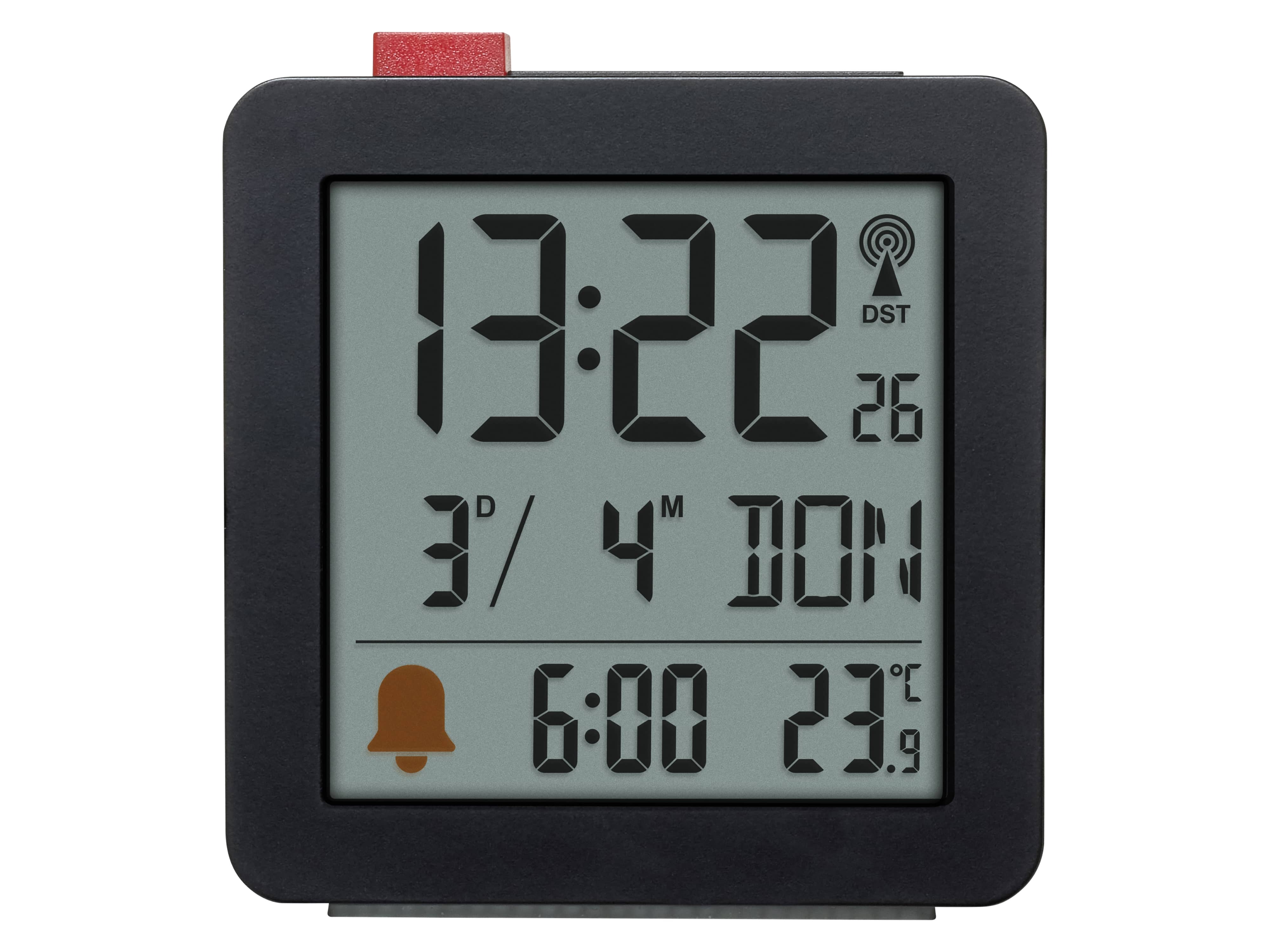 TFA Funkwecker 60.2566.01, mit Temperaturanzeige