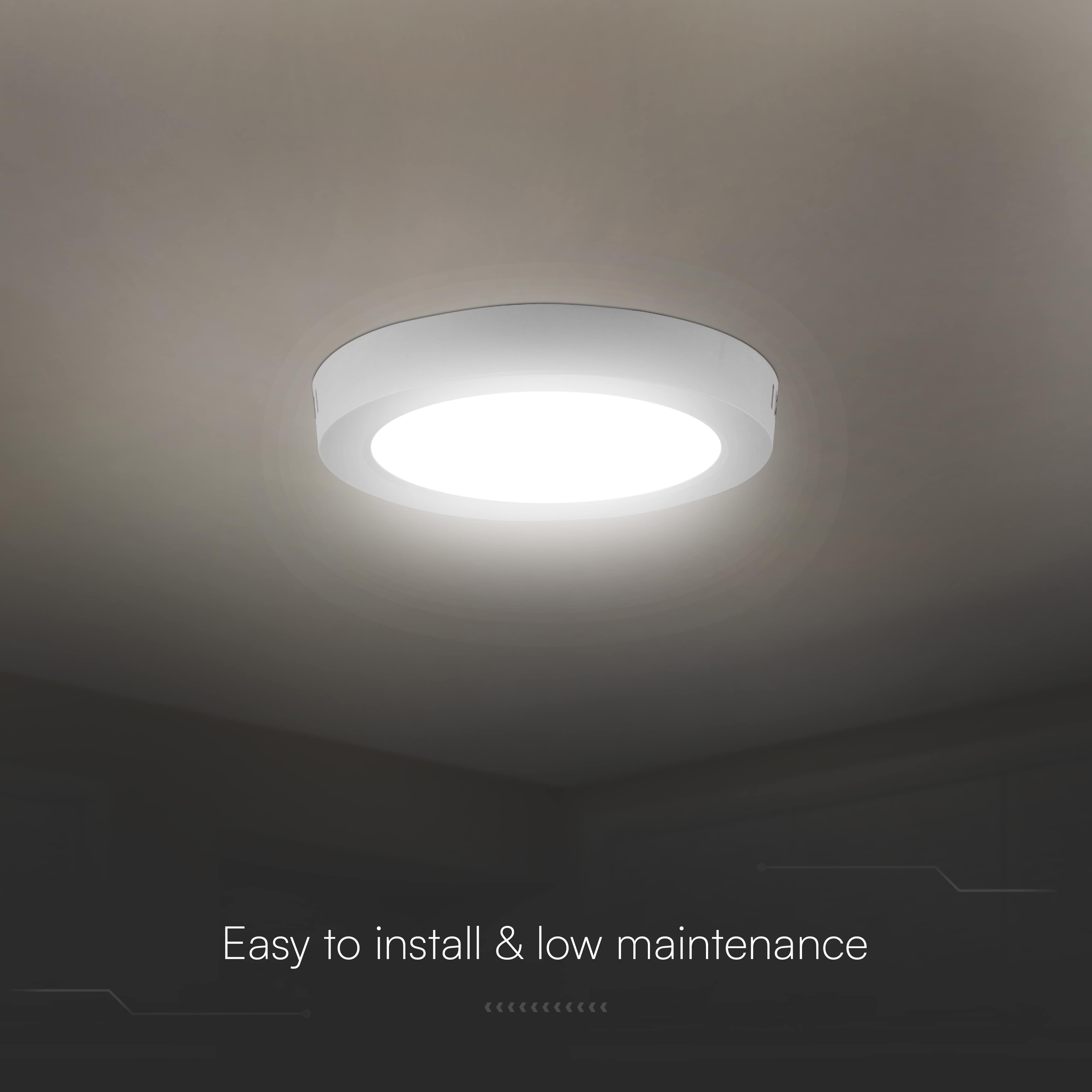 V-TAC LED-Deckenleuchte VT-78736, EEK: E, 12W, 1320lm, 3000K/4000K/6500K V-TAC LED-Deckenleuchte VT-78736, EEK: E, 12W, 1320lm, 3000K/4000K/6500K