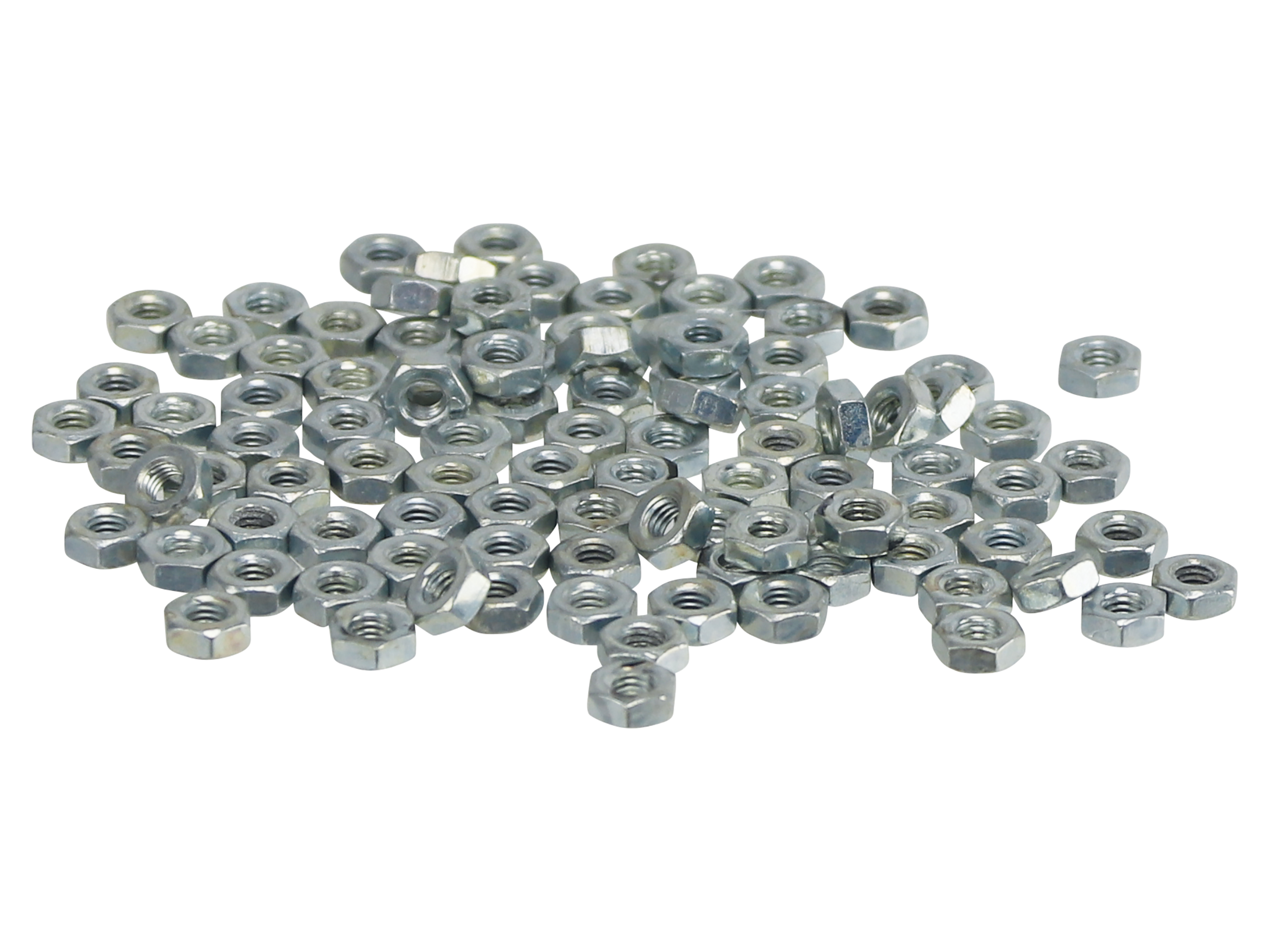 WÜRTH Muttern M3, verzinkt, 100 Stück WÜRTH Muttern M3, verzinkt, 100 Stück