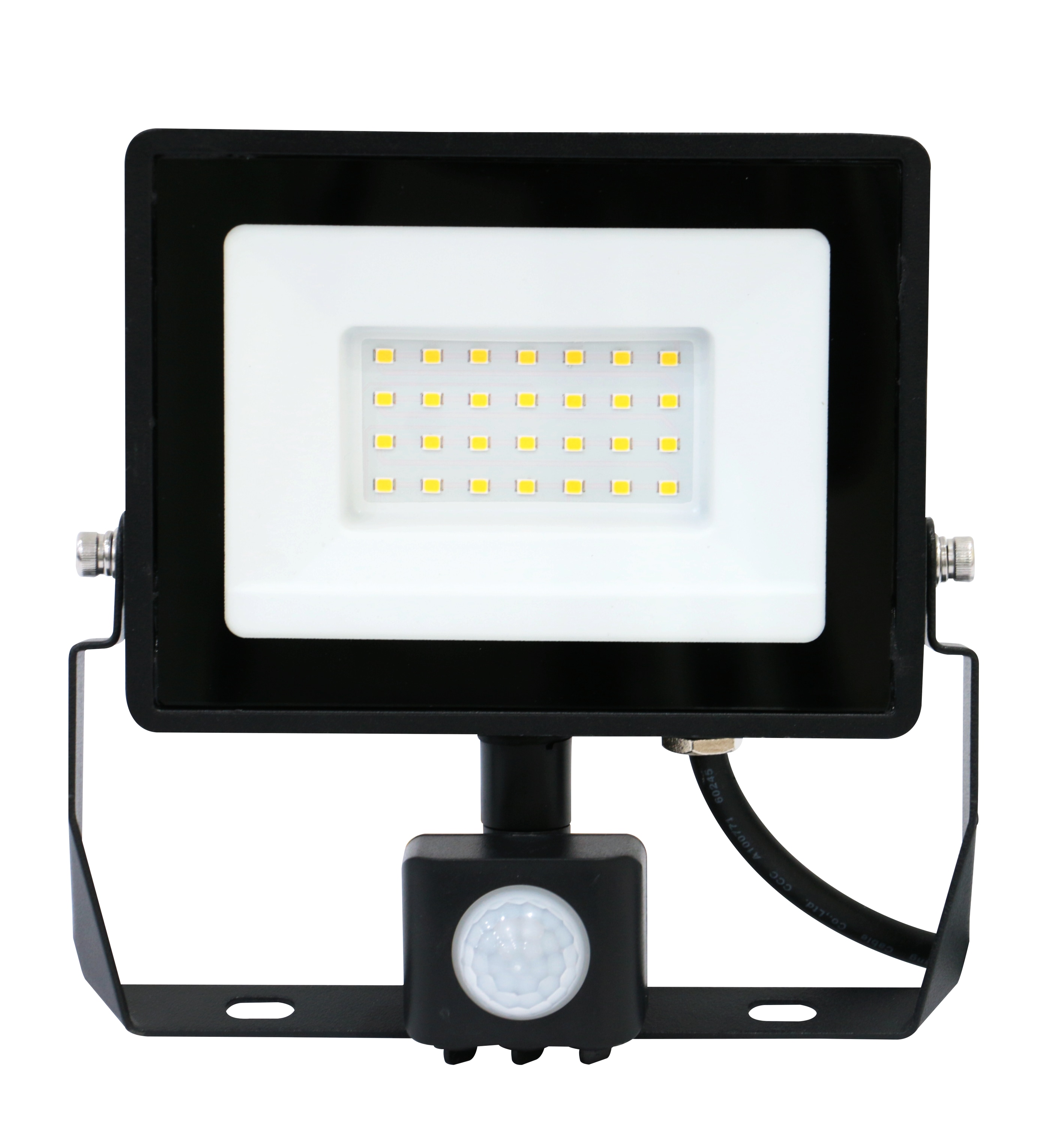 BLULAXA LED-Fluter mit Bewegungsmelder, EEK: F, 30W, 2500lm, 4000K, schwarz