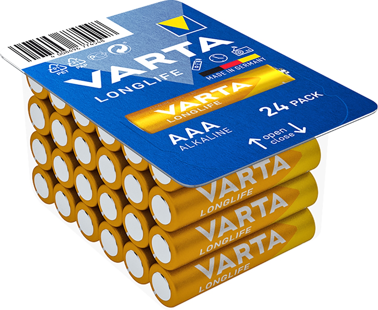 VARTA Micro-Batterieset LONGLIFE, 24 Stück VARTA Micro-Batterieset LONGLIFE, 24 Stück