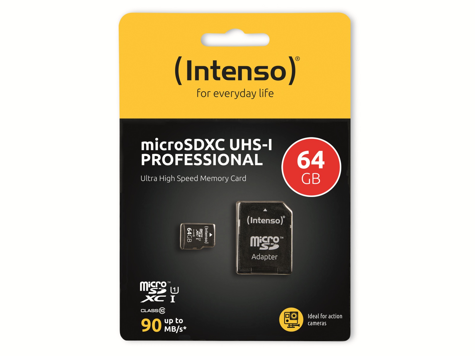 INTENSO microSDXC Card 3433490, 64 GB