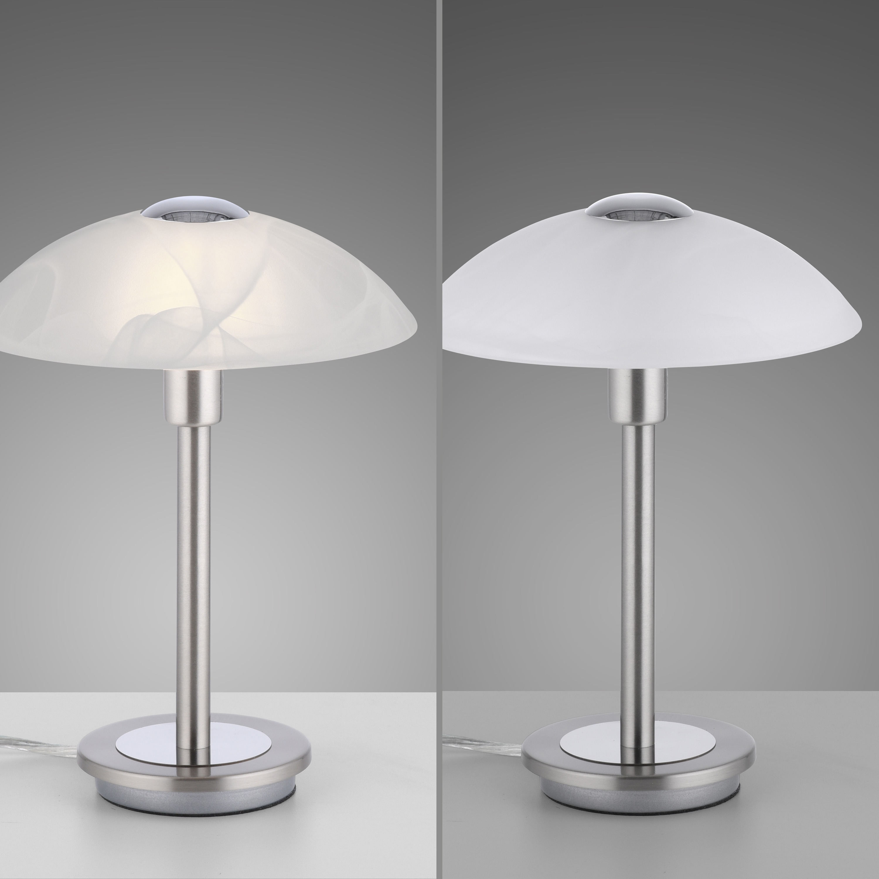 PAUL NEUHAUS LED-Tischleuchte 4026-55 stahl, G9, 2,6 W, 265 lm, 3000 K