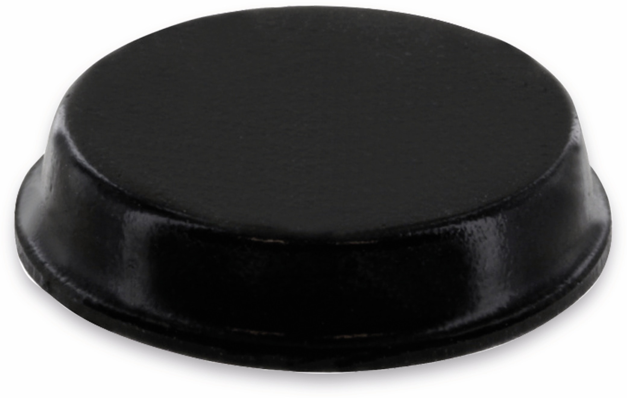 Gerätefuß, Gummi, selbstklebend, ØxH 12,7x6,3mm, schwarz