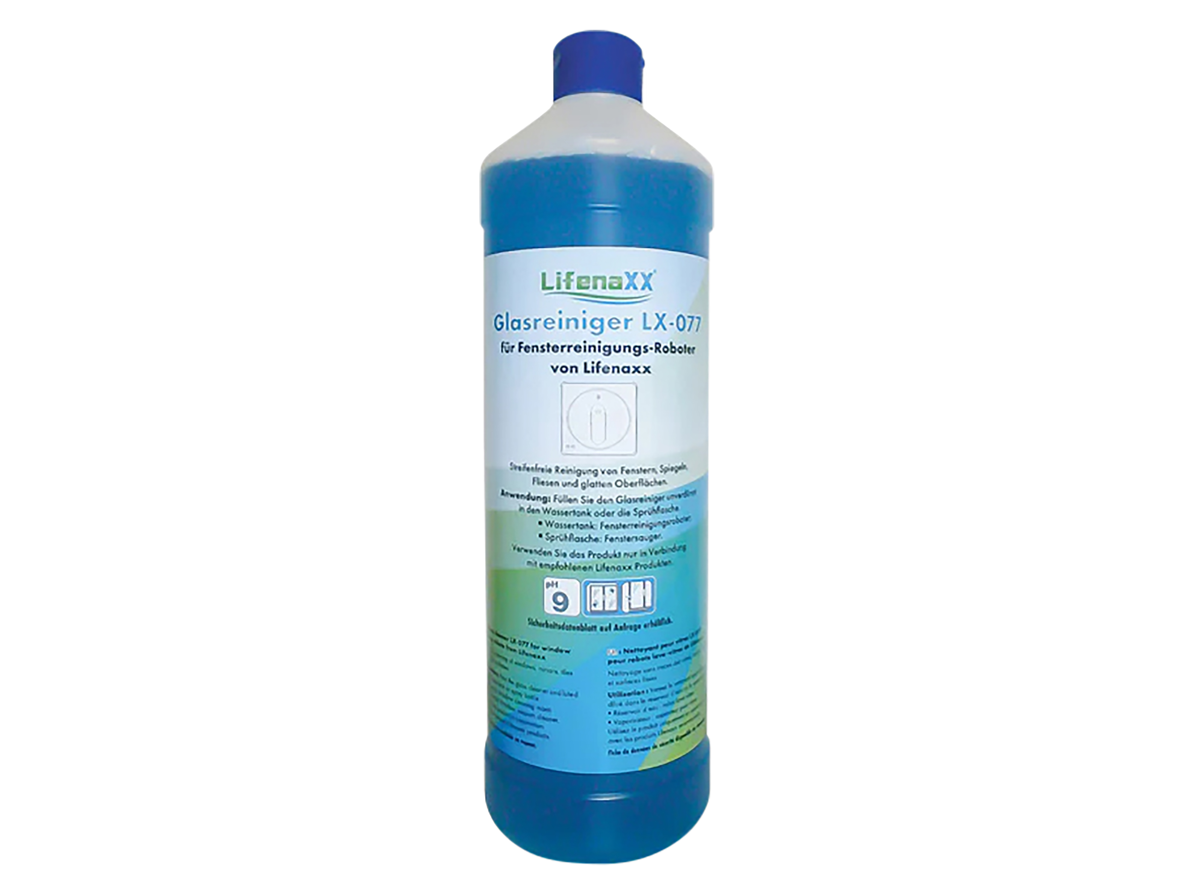 LIFENAXX Reinigungslösung für LX047, streifenfreie Reinigung