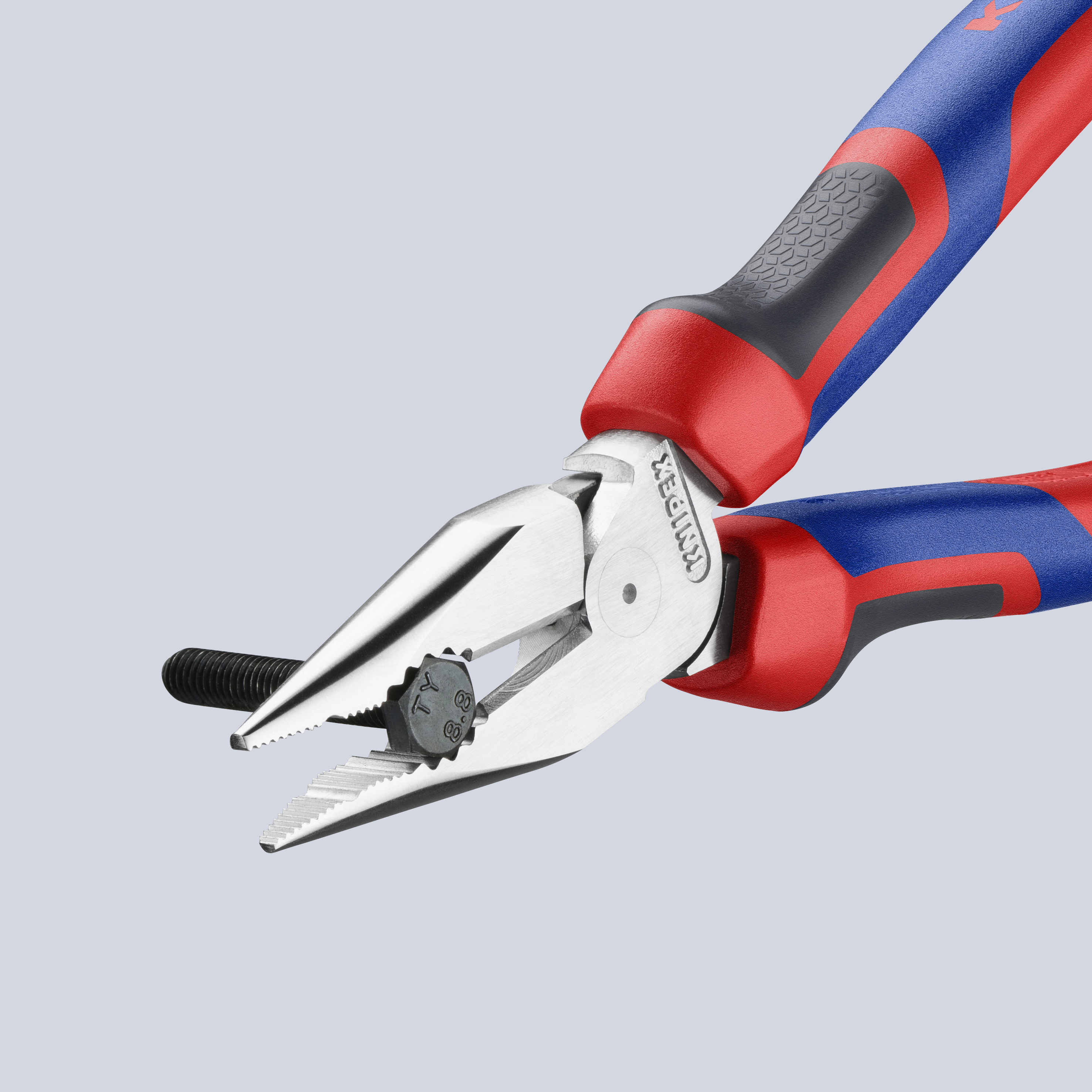 KNIPEX Spitz-Kombizange, 08 25 185, 185 mm, Stahl, Kunststoffgriff