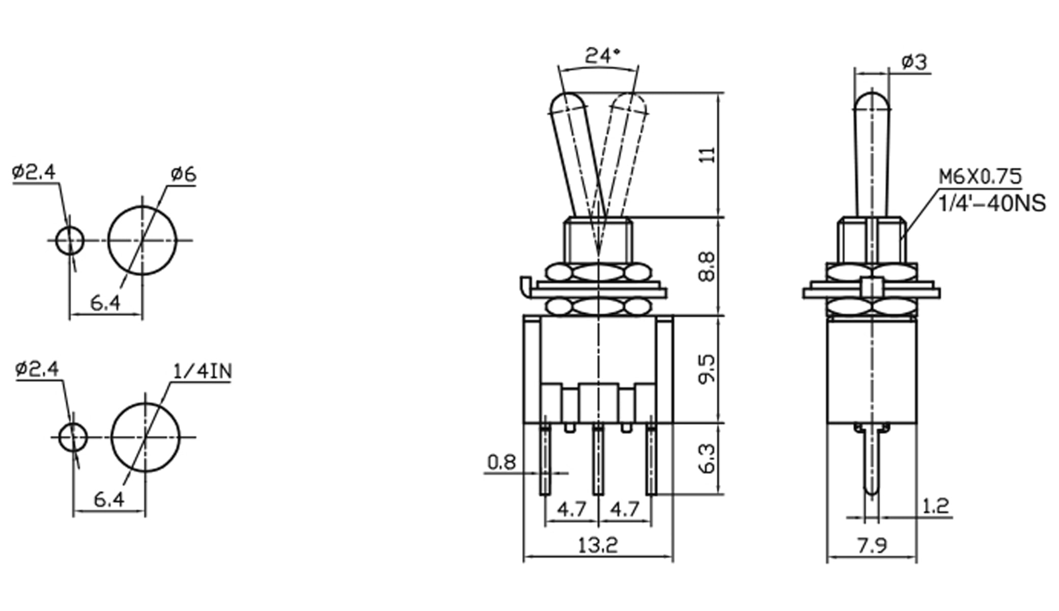 Kippschalter MTS-102-A2