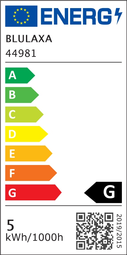 BLULAXA LED FlexFilament ST64, E27, 4,8W, 2200 K, EEK: G, 380 lm, IP20, warmweiß