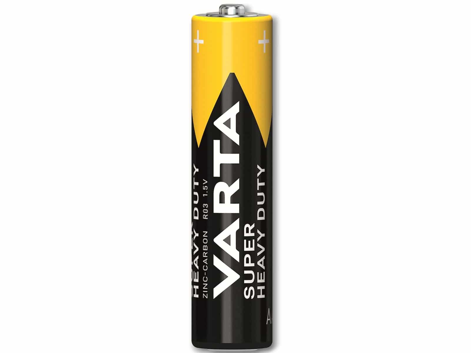 VARTA Batterie Zink-Kohle, Micro, AAA, R03, 1.5V, Superlife, 4 Stück VARTA Batterie Zink-Kohle, Micro, AAA, R03, 1.5V, Superlife, 4 Stück