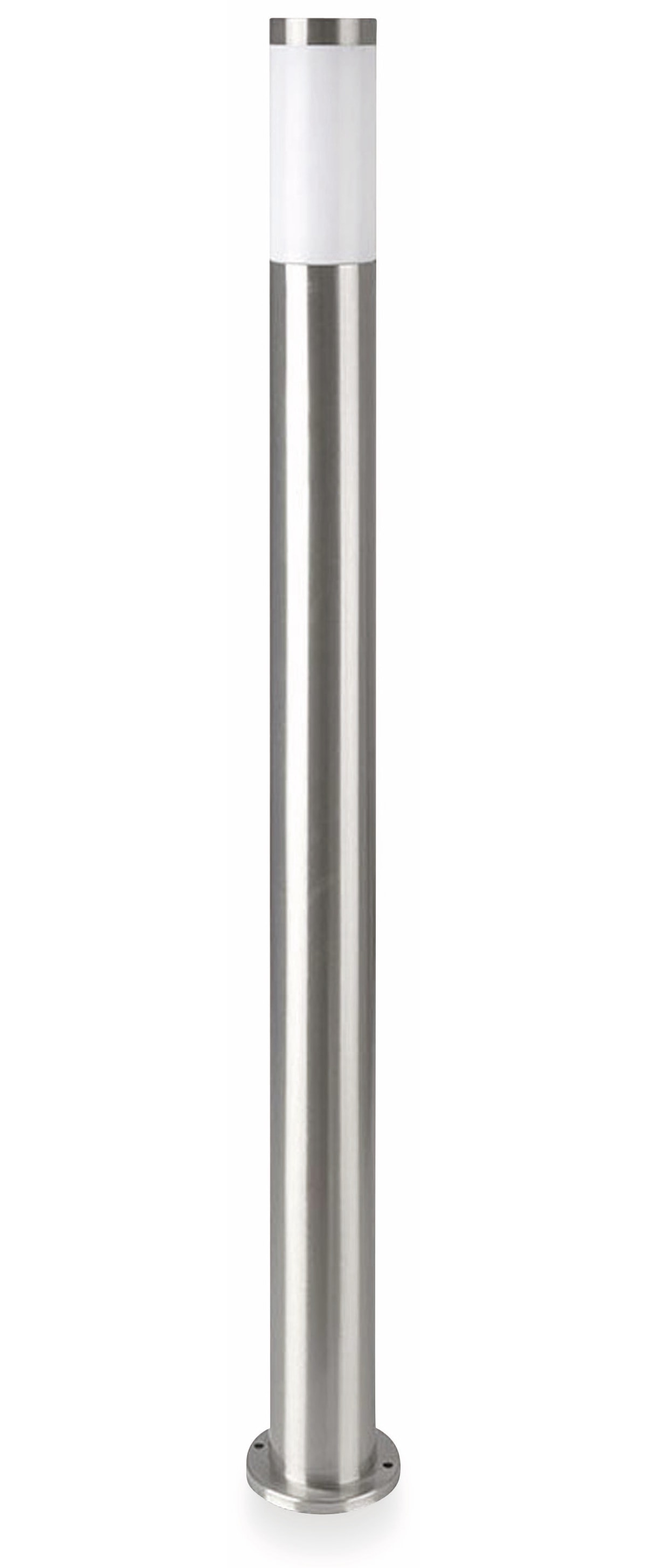 V-TAC Poller-Außenleuchte VT-838, IP44, E27, Edelstahl, 1100mm, VT-8962, Nickel-satiniert